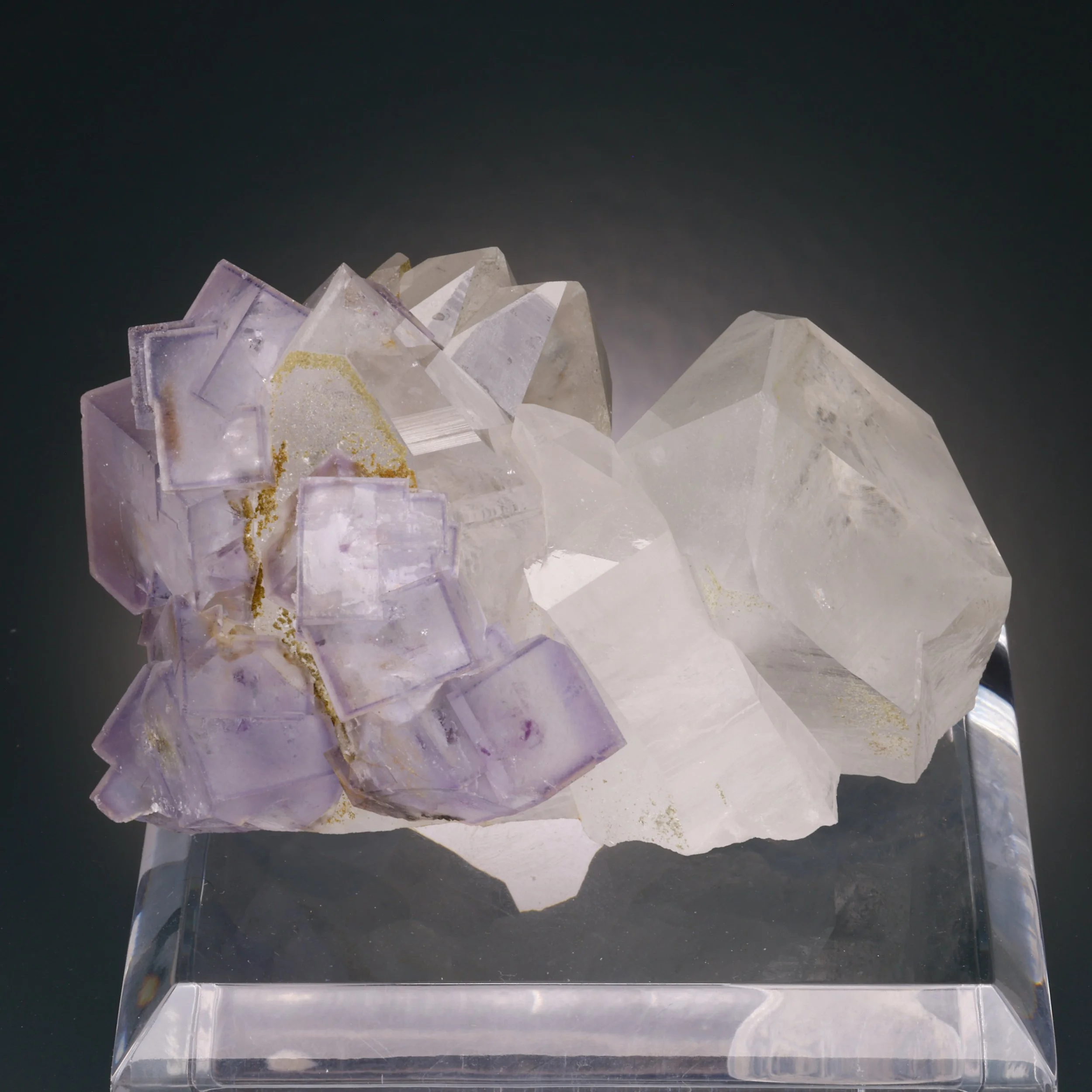 Fluourite, Quartz, Shangbao Mine, Leiyang Co., Hengyang, Hunan, China