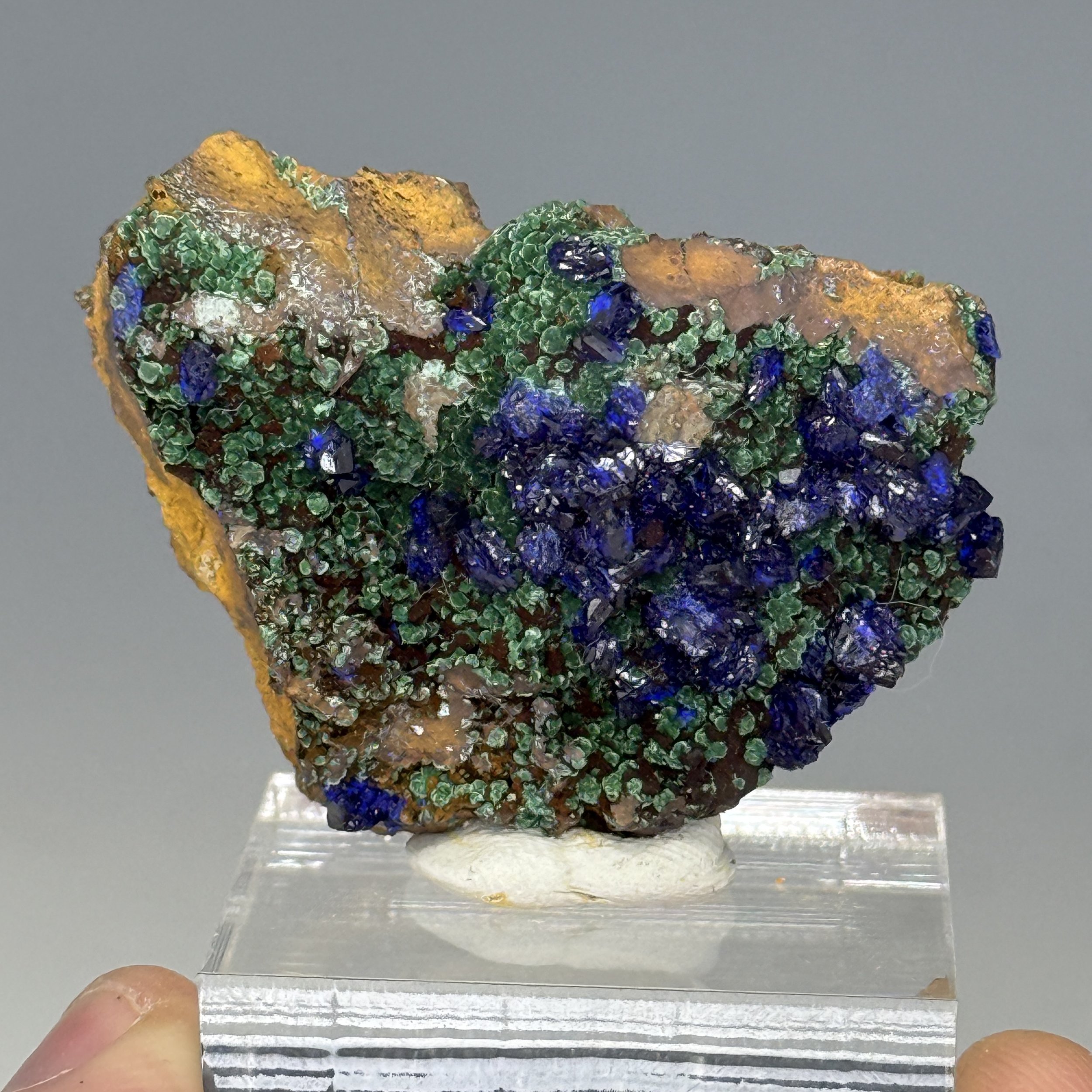 Azurite, Malachite, Cole Mine, Cole Shaft, Bisbee, Cochise County, Arizona, USA