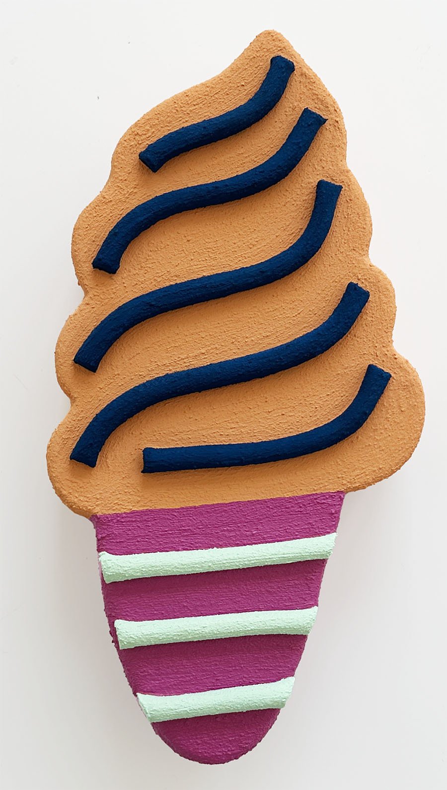  Ice Cream No. 68, 2025, 11 x 6"     On View at PxP Contemporary.    