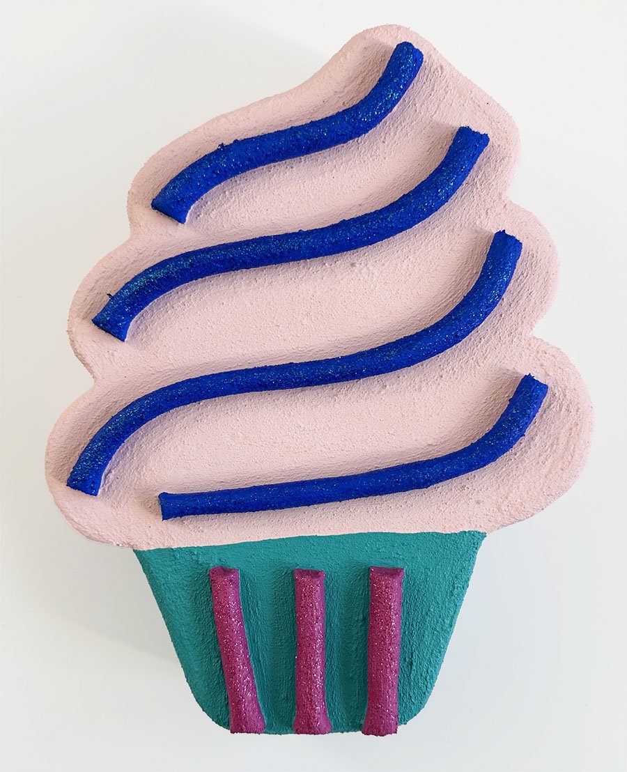 Cupcake No. 16, 2026, 9.25 x 7.25" approx.   Private Collection 