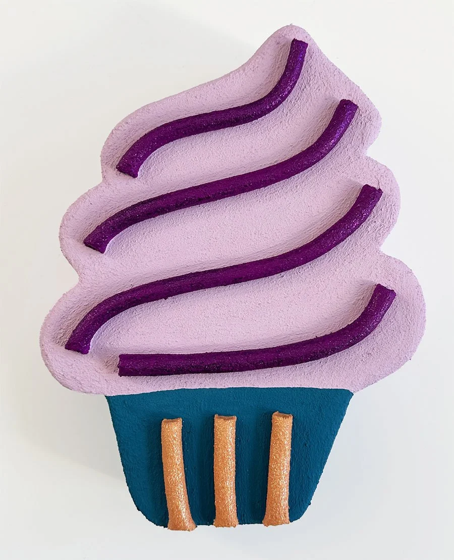 Cupcake No. 17, 2026, 9.25 x 7.25" approx.   Private Collection 