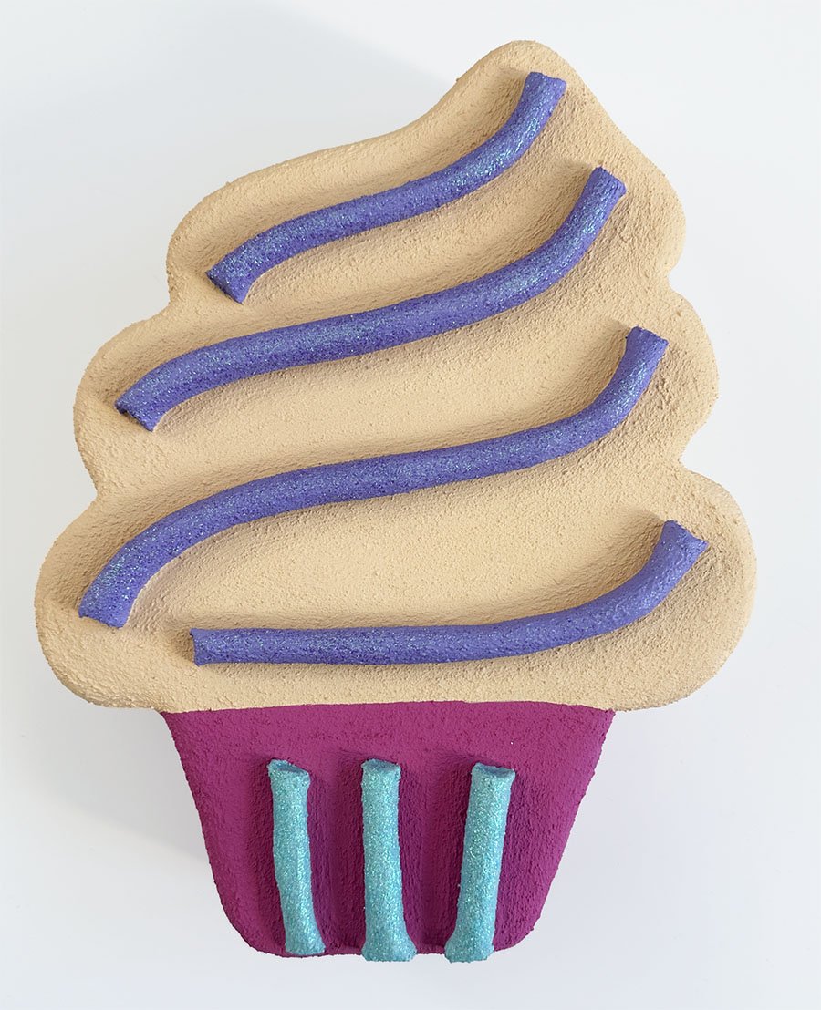 Cupcake No. 15, 2026, 9.25 x 7.25" approx.   Private Collection 