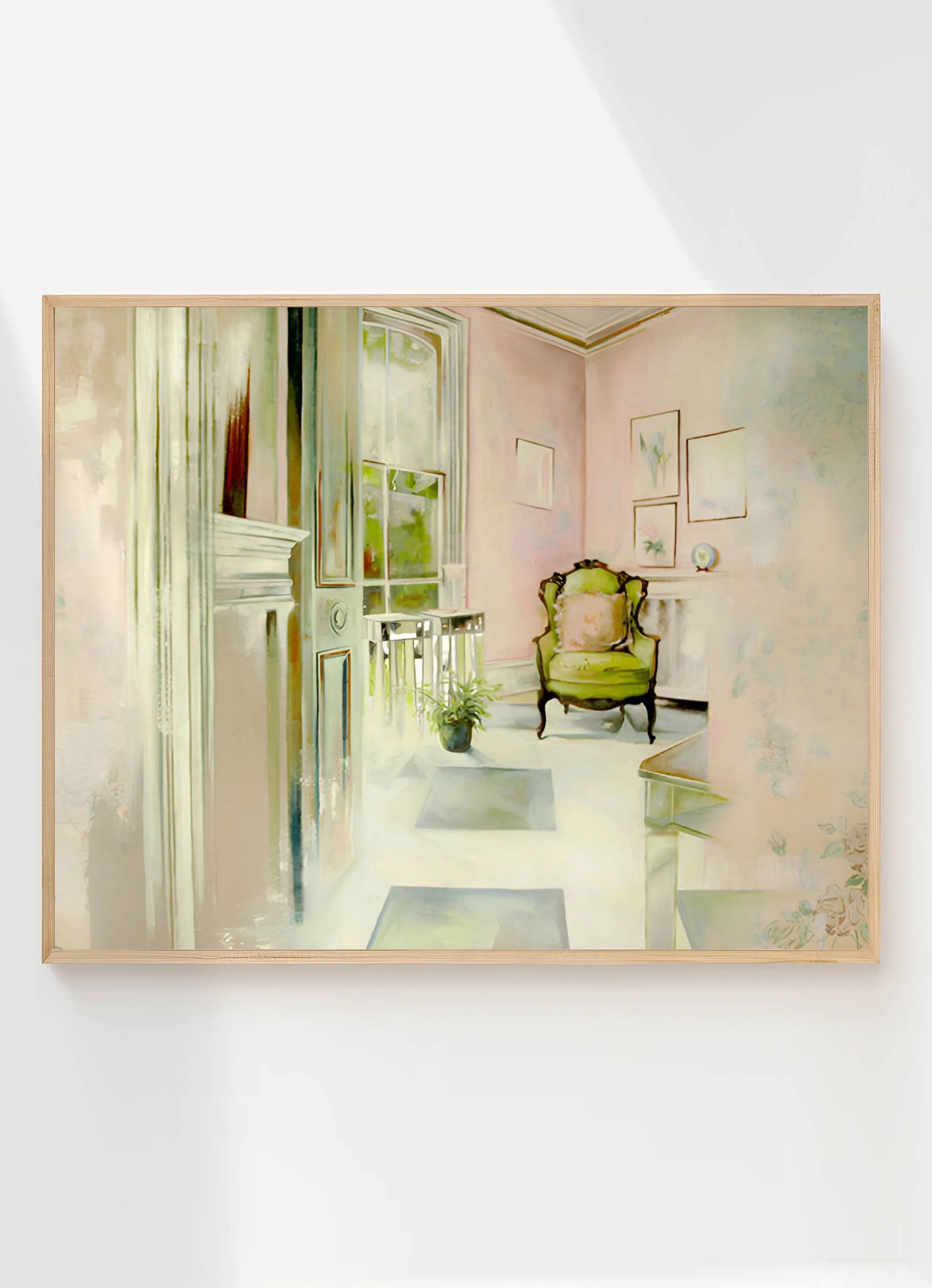 ELIZABETH DYER.ROOM IN BLOOM.2.PAINTING.OIL ON WALLPAPER.ELIZABETHDYER.CANADIAN ARTIST.jpg