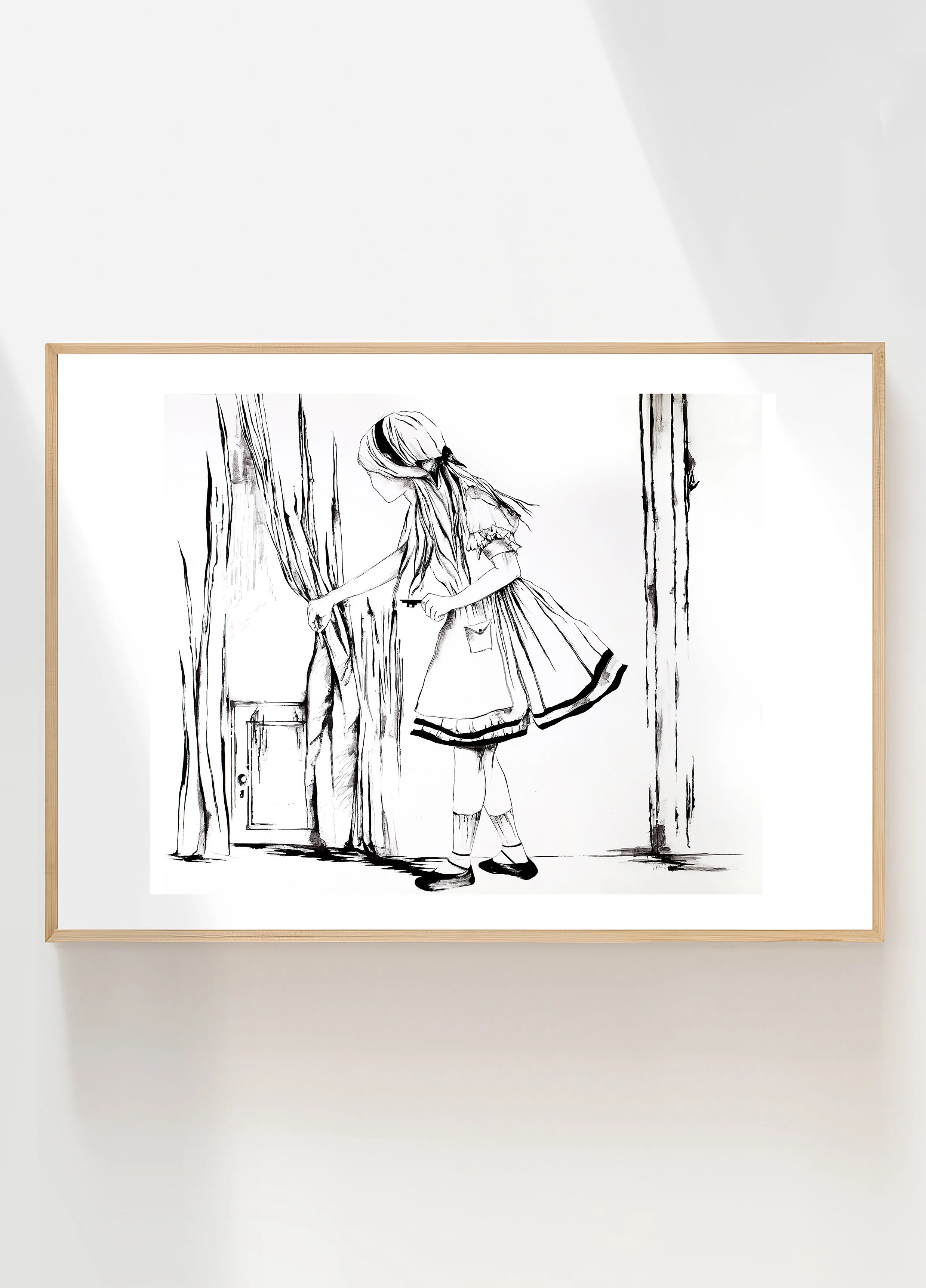 Advice from a Caterpillar Mural Print