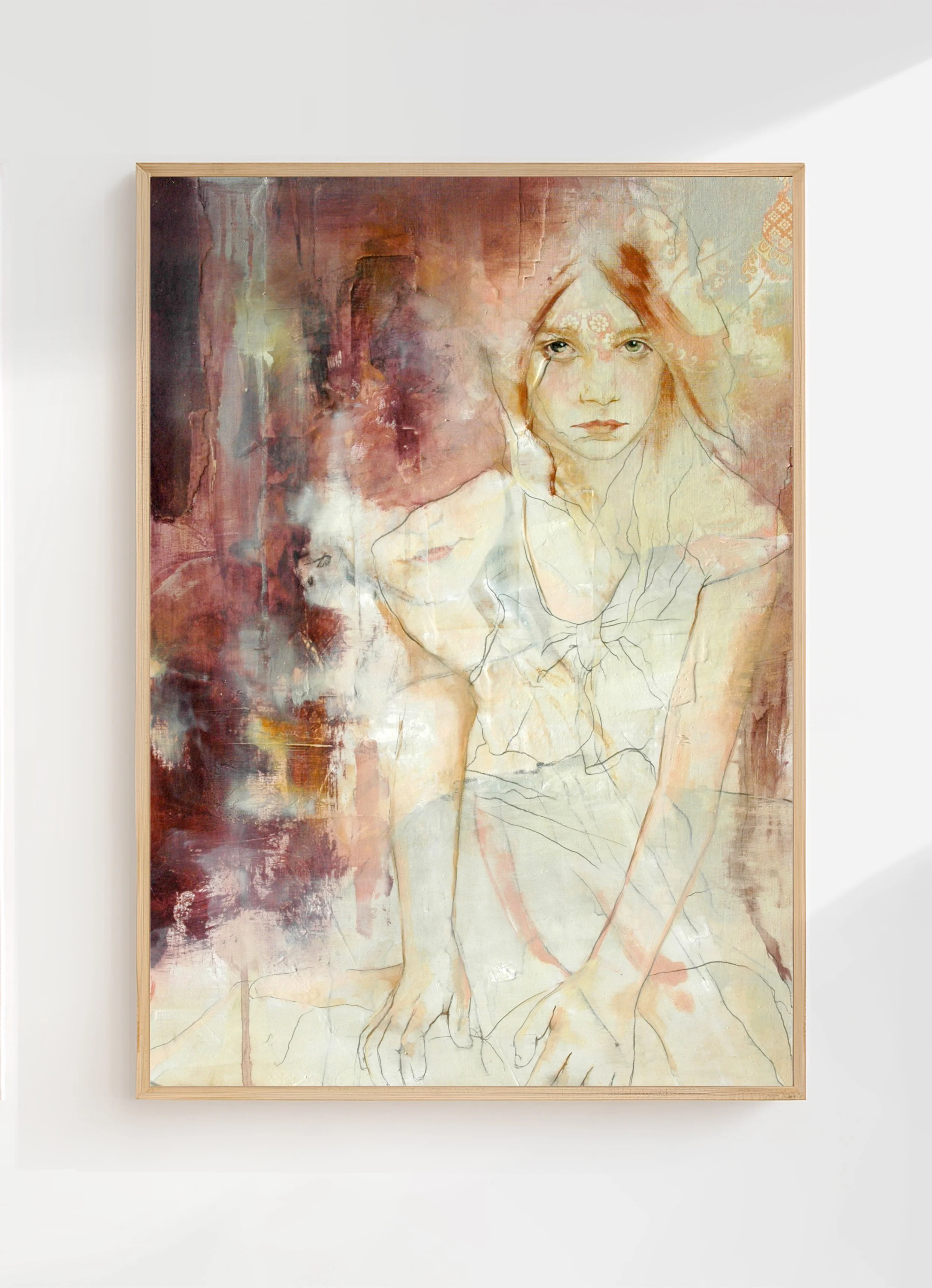 ELIZABETH DYER.THE QUIET INBETWEEN.OIL ON WALLPAPER.ELIZABETHDYER.CANADIAN ARTIST.jpg