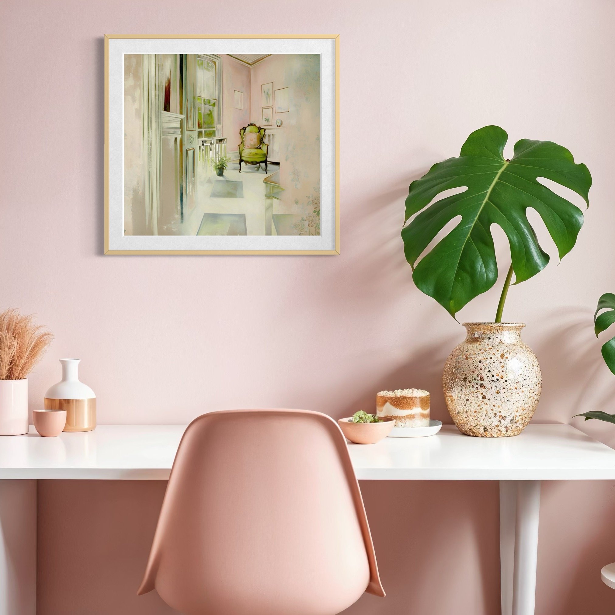 ELIZABETH DYER.ROOM IN BLOOM.PAINTING.OIL ON WALLPAPER.ELIZABETHDYER.CANADIAN ARTIST.2.JPG