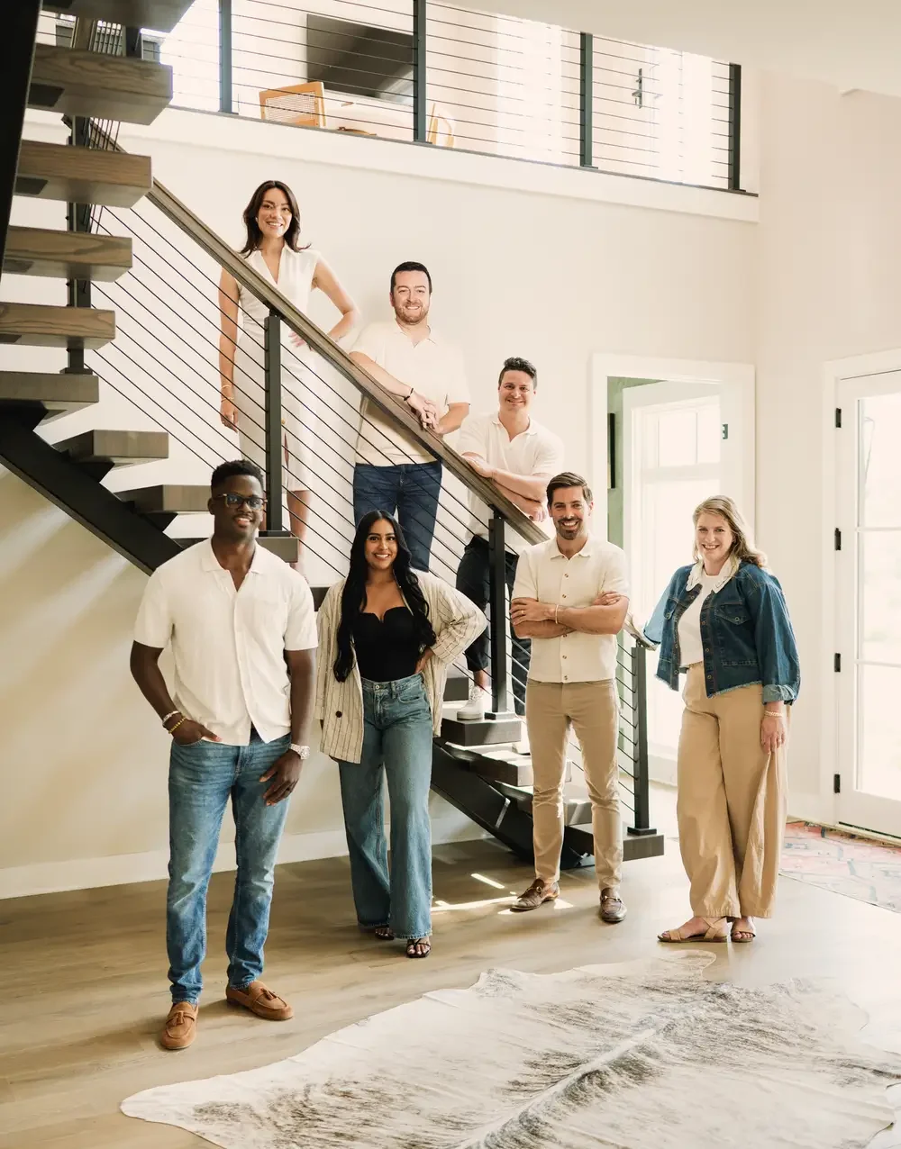Real estate agents team