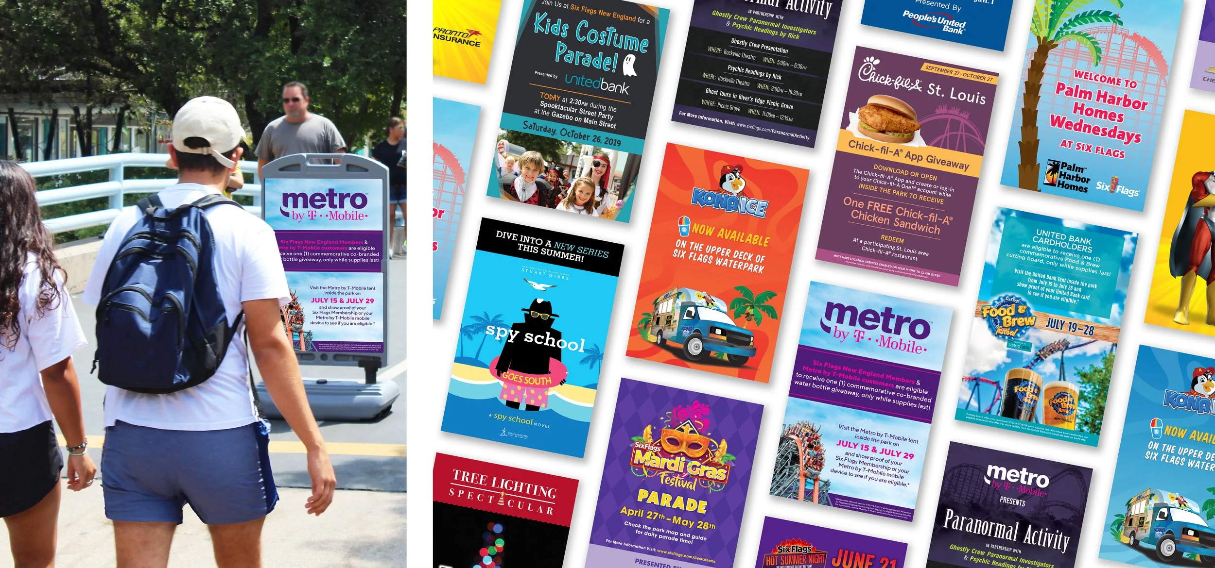 In-Park OOH Network: Endemic Signage