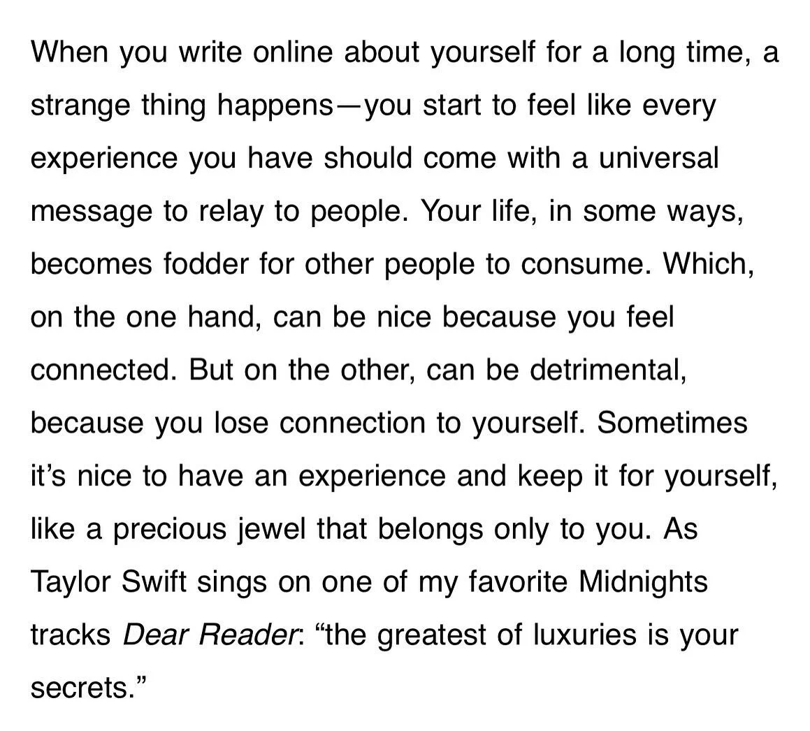 In Friday&rsquo;s newsletter I talked about completion and wholeness and how you do all the healing work in order to live your life, healed. I thought for sure people wouldn&rsquo;t find it &ldquo;relatable&rdquo; (starting to hate that word; feels l