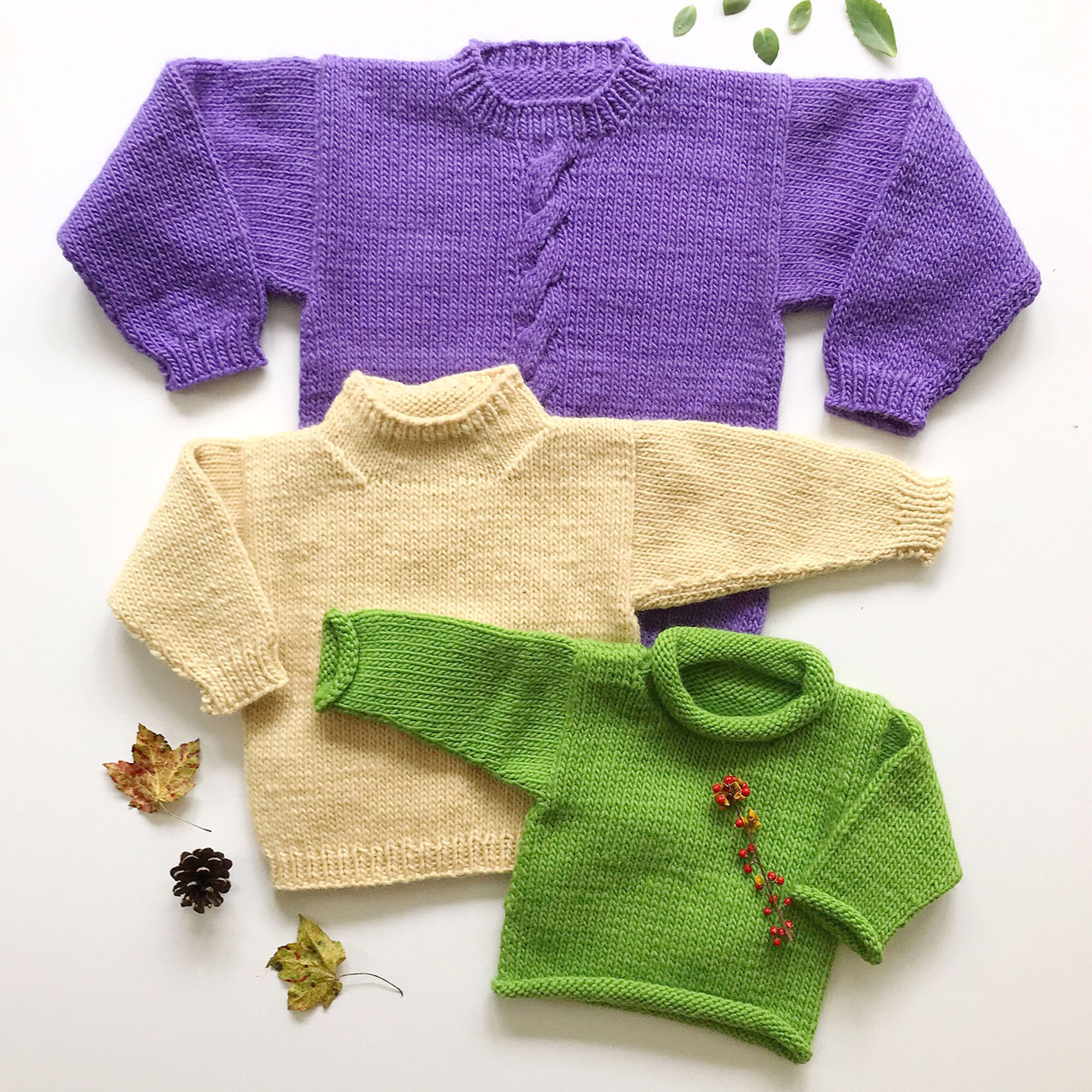 Easy Bulky Sweater * Pattern #30