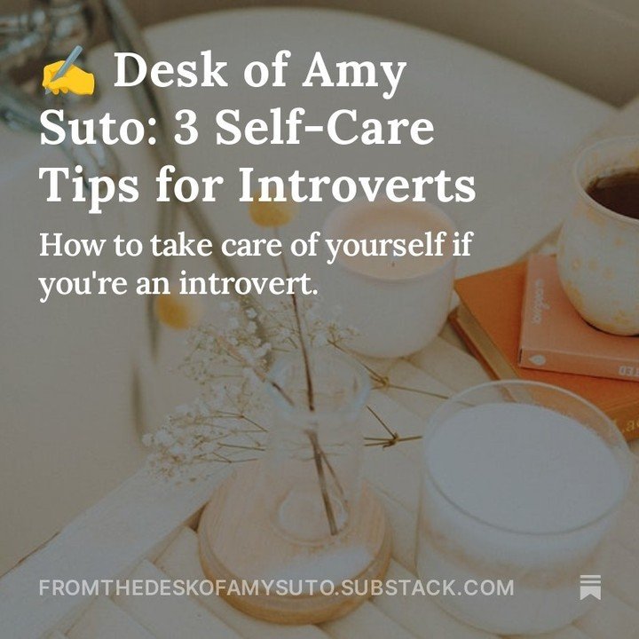 In today&rsquo;s newsletter, you&rsquo;ll read about&hellip;⁠
⁠
✍️ My trip so far in Japan, where I&rsquo;m writing from for the next month!⁠
⁠
☕️ Self-care tips for introverts⁠
⁠
😎 How to balance community with alone time⁠
⁠
👀 Read it on my profil