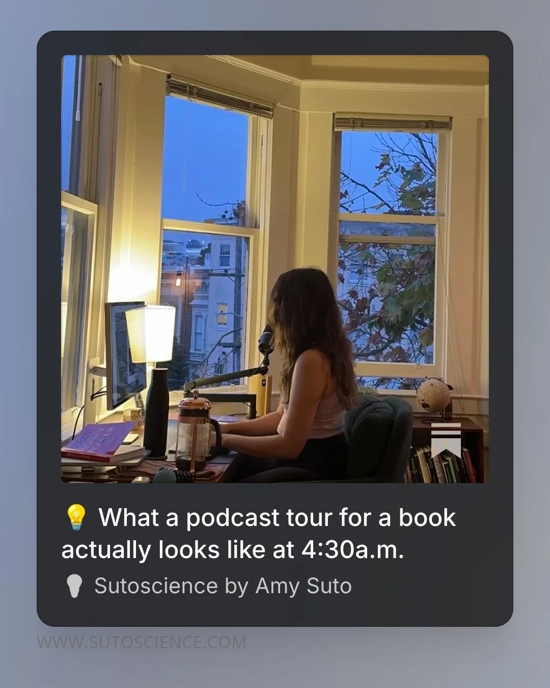 👀 new post on sutoscience with the behind-the-scenes of my book launch

p.s. want to join my 6 week substack sprint? comment CLASS to get the details!

#writer #amwriting #substack #book