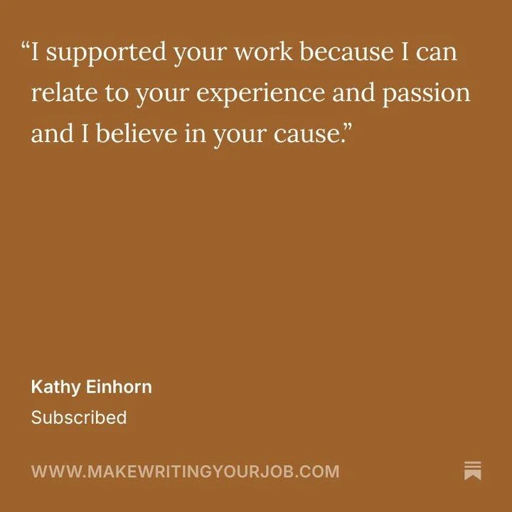 Thanks for joining Make Writing Your Job, Kathy! I'm glad you're here and I hope you find some great opportunities on our writing job board in 2026 😊