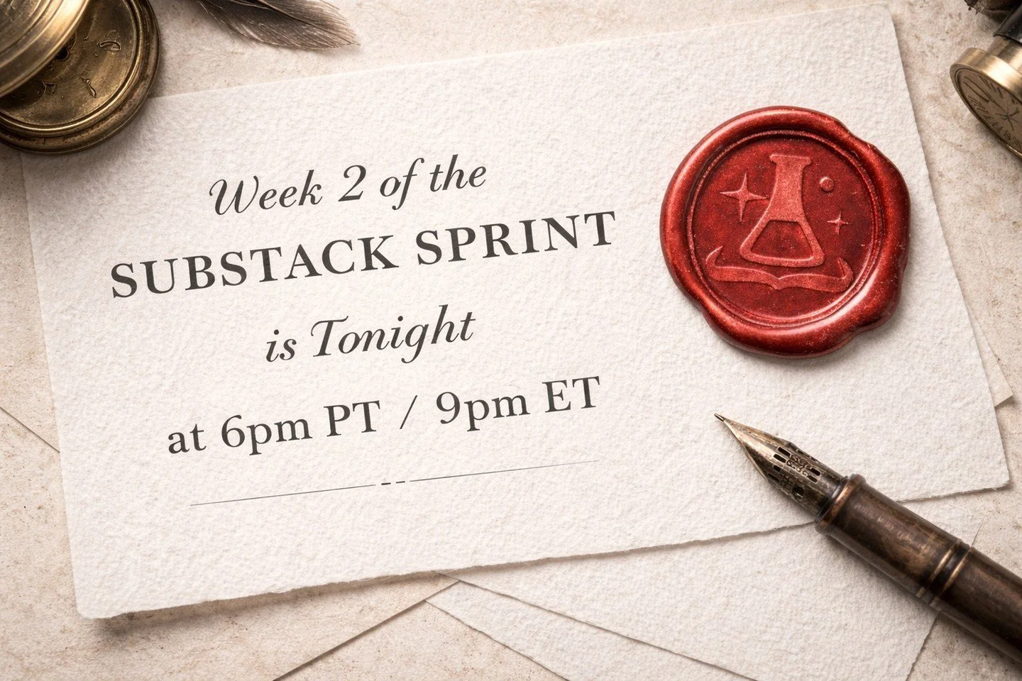 Week 2 of our 6 Week Substack Sprint is tonight! ✍️ Comment CLASS below to get details on how to join 👀