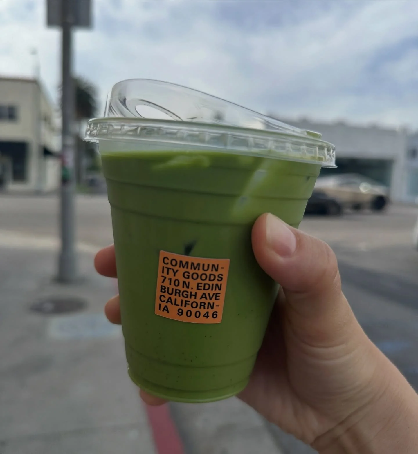 got my honorary matcha for participating in LA&rsquo;s most trendy hazing ritual (standing in line at Community Goods for 30+ minutes)