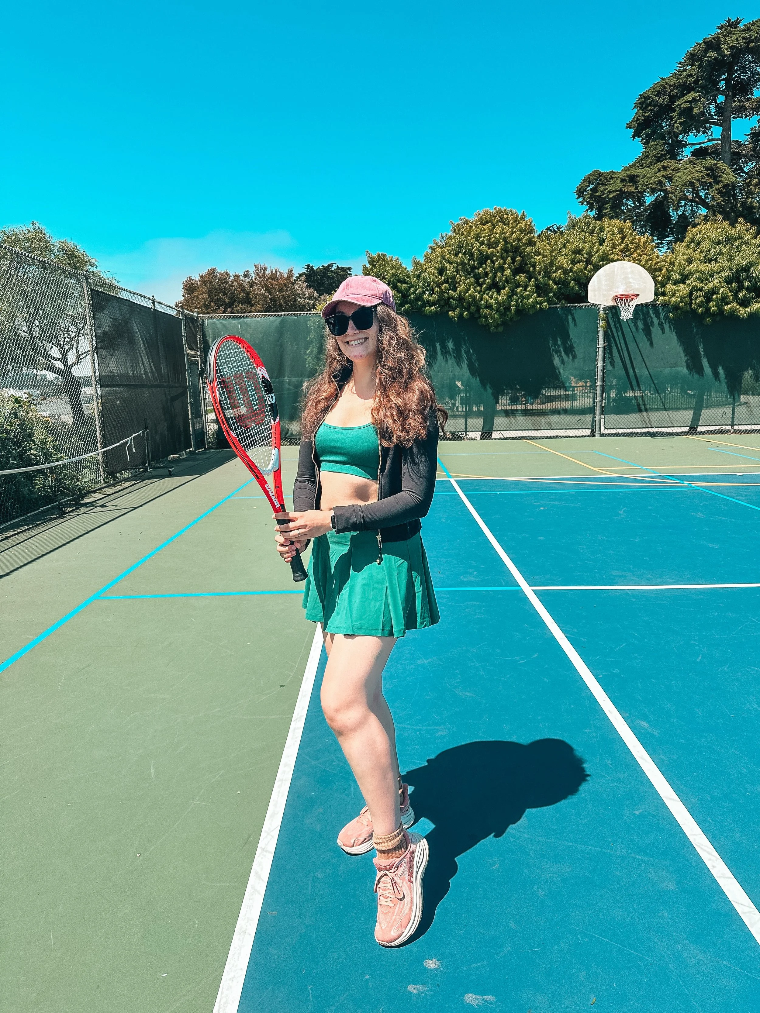 tennis 🎾 + soba 🍜 to kick off the weekend ✨