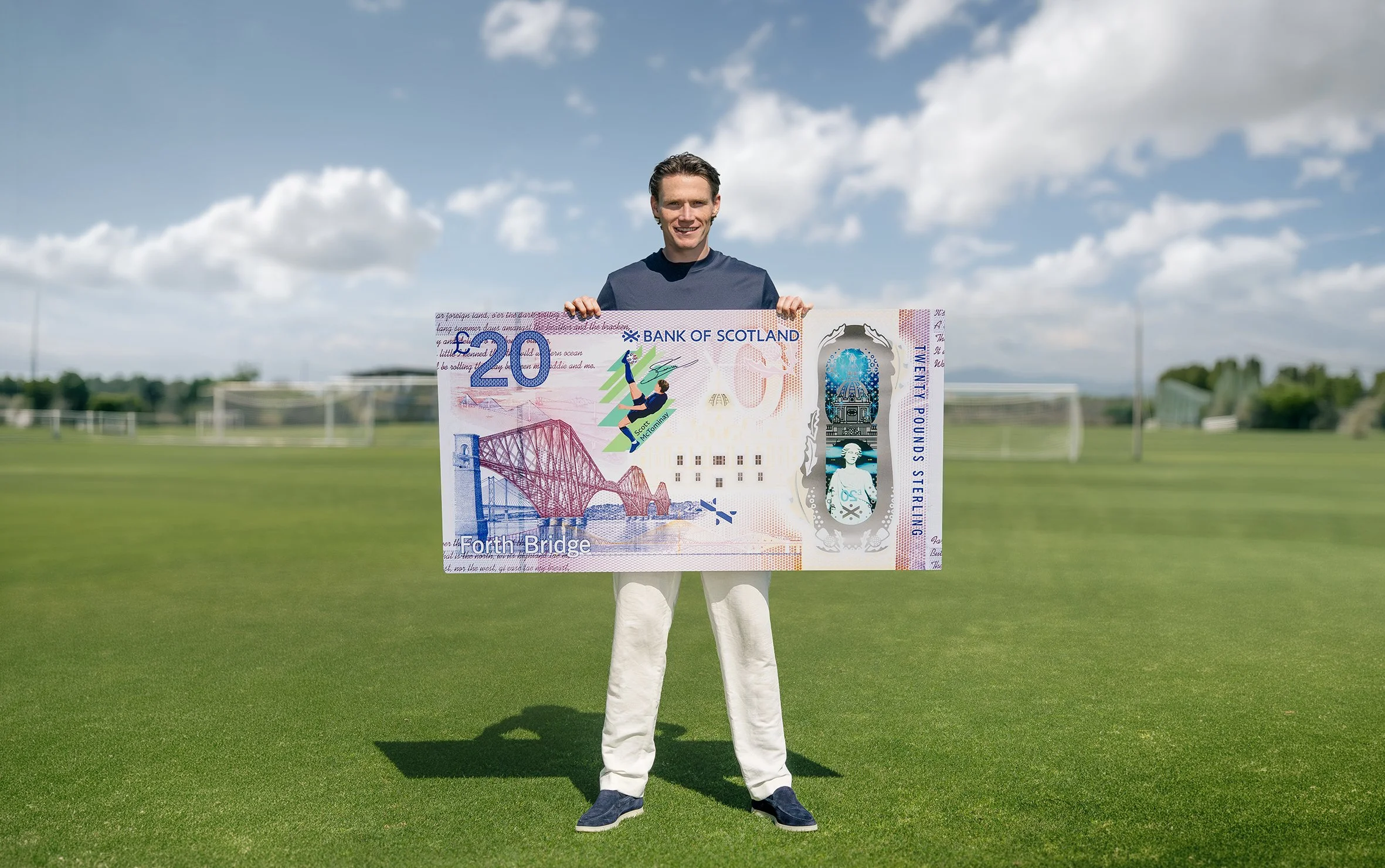 Limited edition £20 banknote featuring Scott McTominay