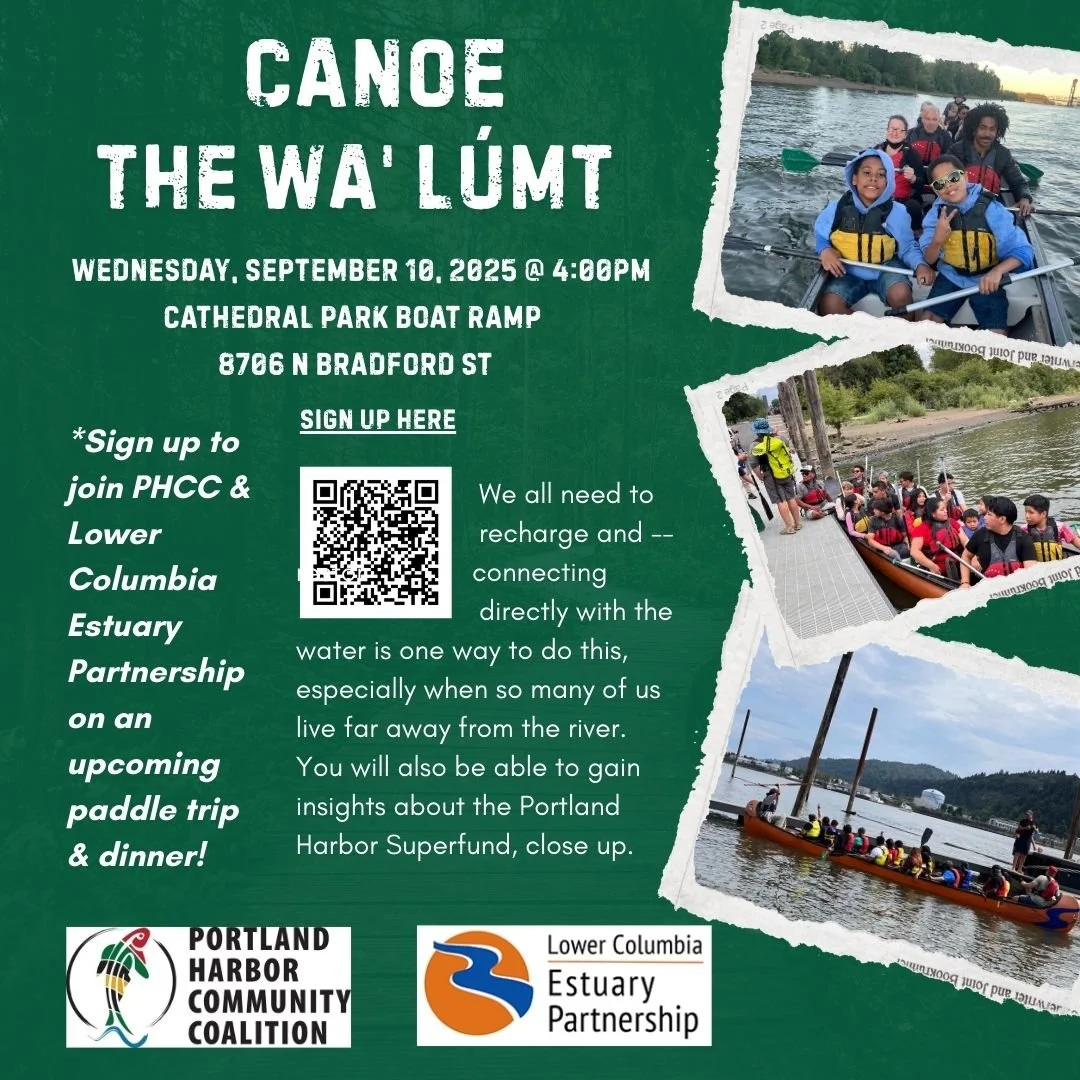 Canoe on the Wa' lúmt (Willamette River)