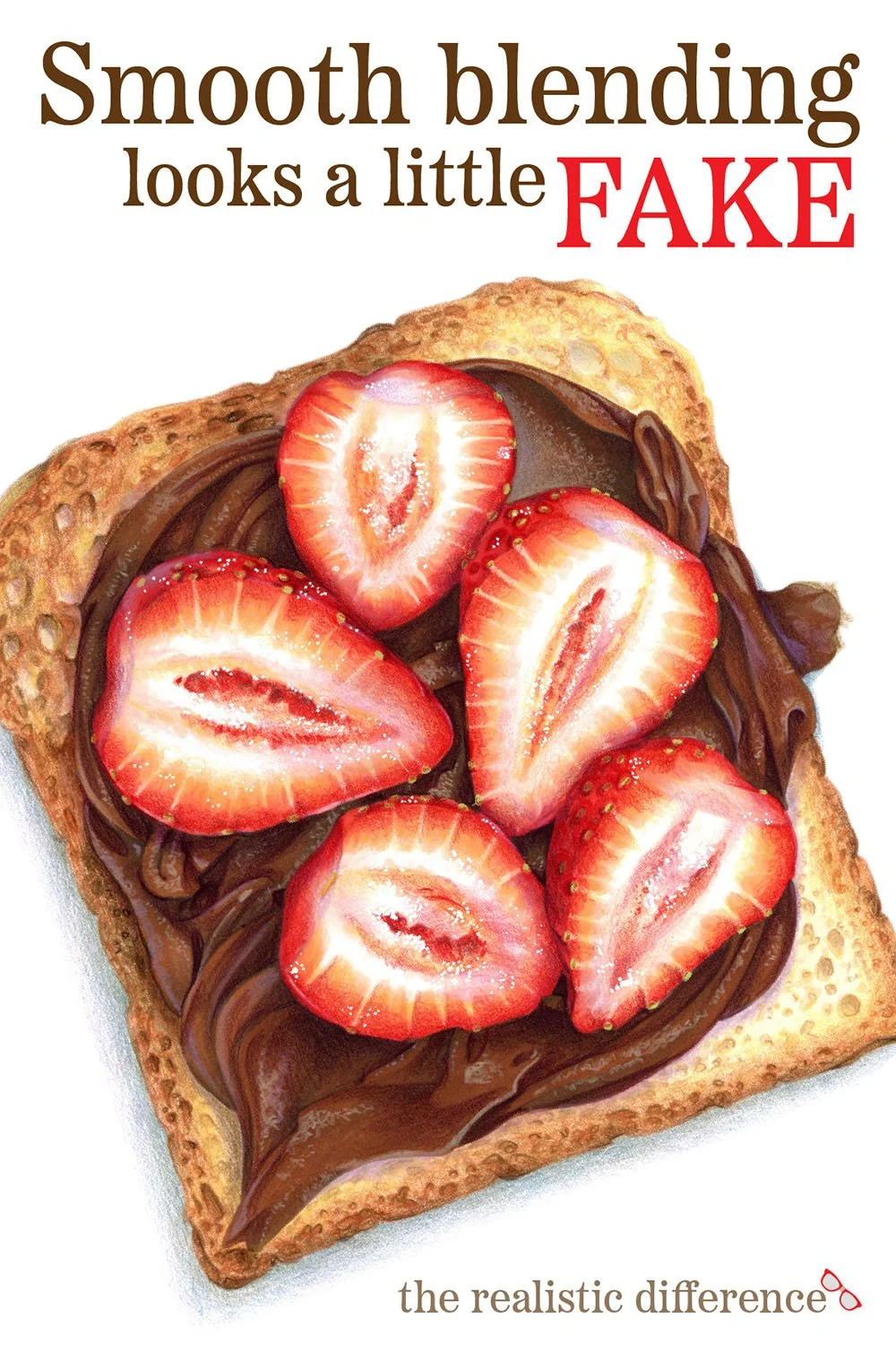 Smooth blending is a challenge and doesn’t look as realistic as texture. Learn why artists add texture to illustrations. Make realism easier with alcohol marker and colored pencil.