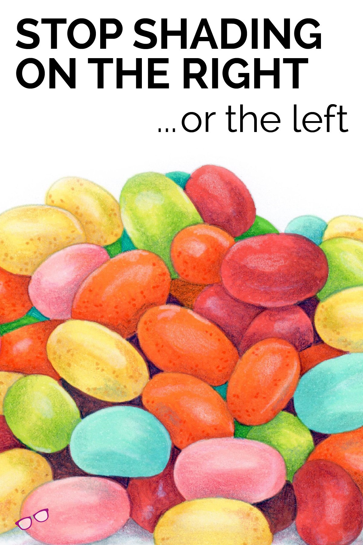 Shading shortcuts lead to flat coloring. Realistic dimension depends upon seeing form rather than always shading on the same side of every object. Learn the artistic thinking behind realistic coloring with alcohol marker, colored pencil at ColorWonk.