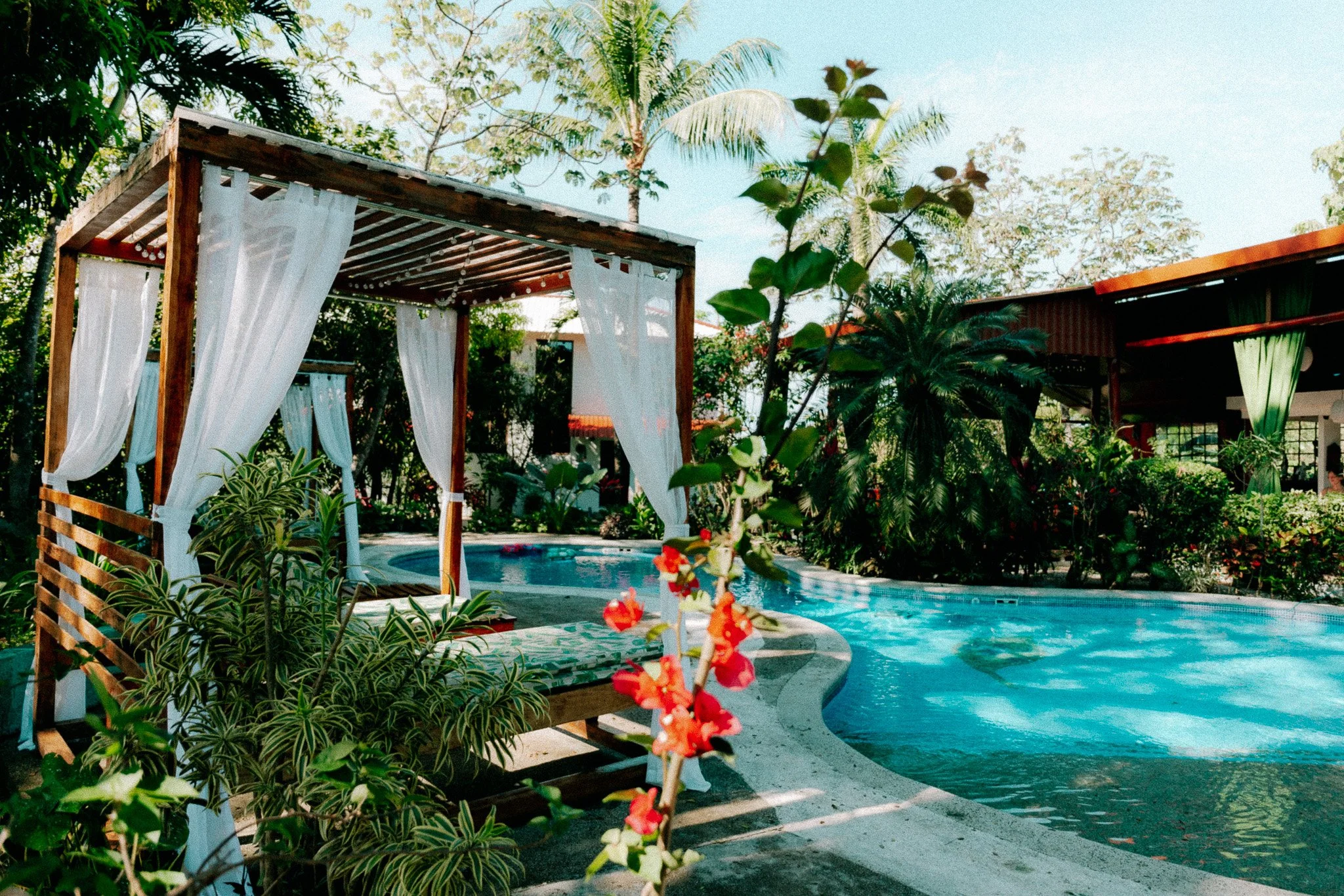 Kambo Casita's pool where you will get to rest during Ancestral Wholeness Retreat April 2025 Costa Rica
