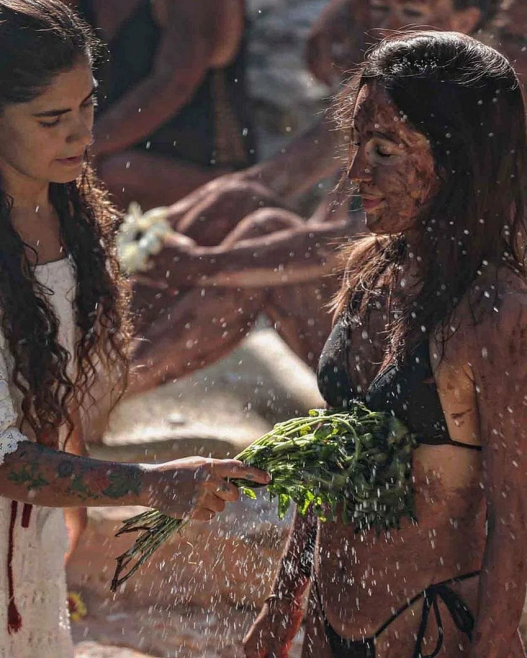 Mayan Clay ceremony. A traditional ritual that you get to experience at Ancestral wholeness retreat - april 2025, Costa Rica.