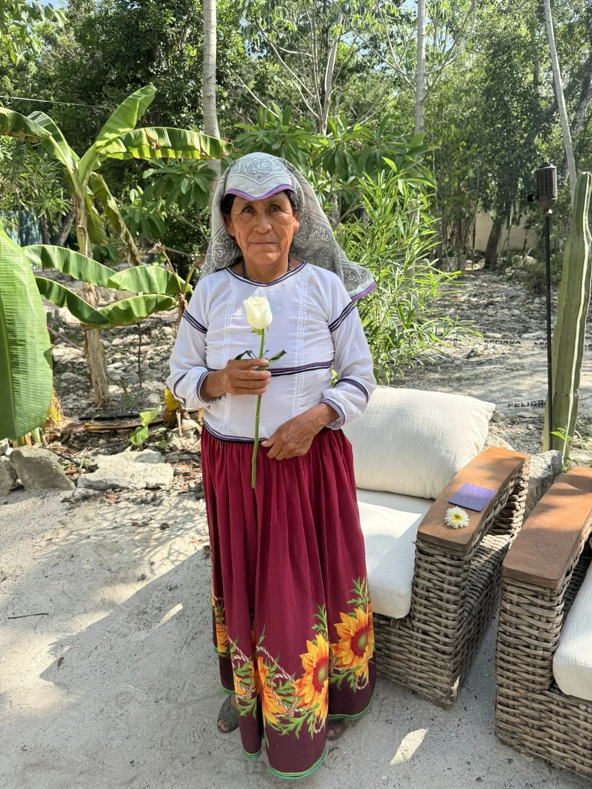 Abuela Cristina, Maracame of the Wixárikas (Huichol) tradition. Ancestral Wholeness Retreat - Peyote-Hikuri
