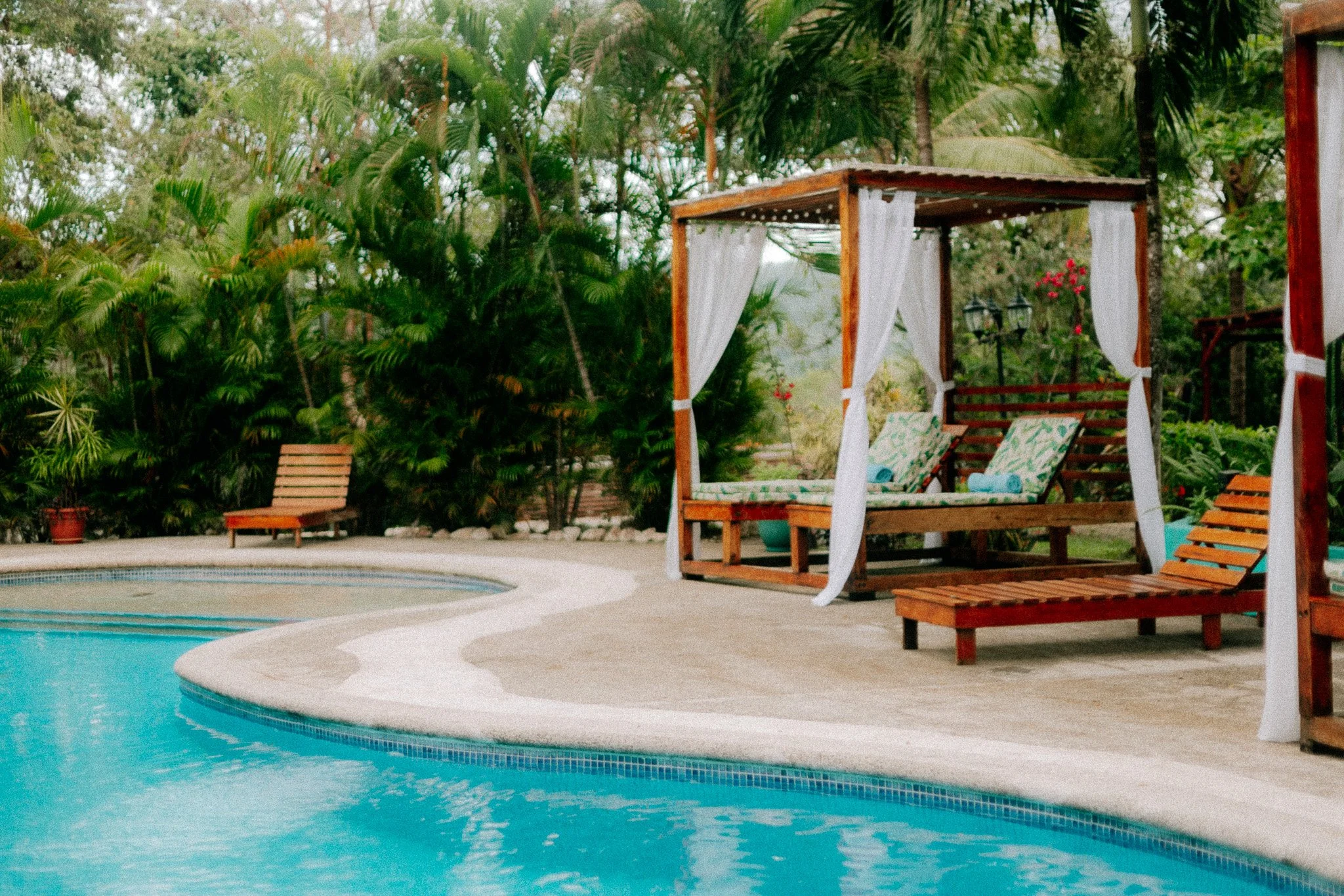 Kambo Casita's pool where you will get to rest during Ancestral Wholeness Retreat April 2025 Costa Rica
