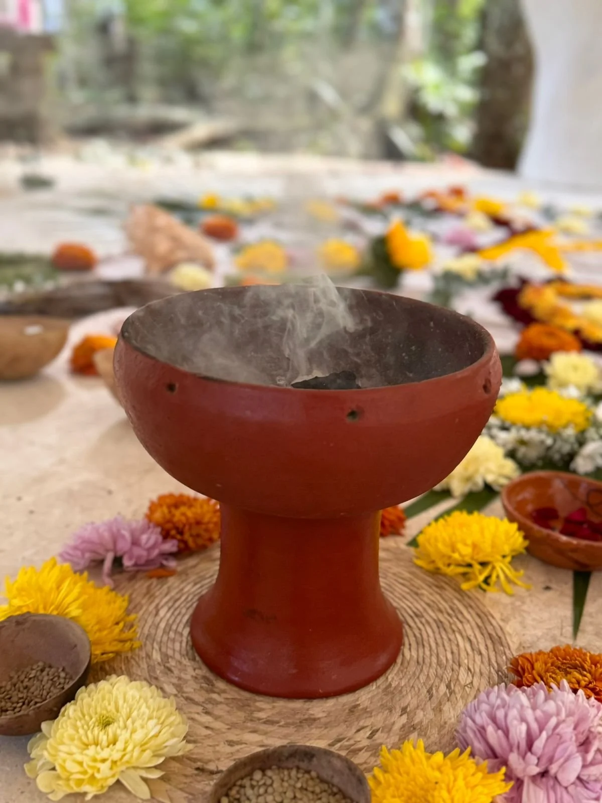 Smoking copal, ancestral wholeness retreat, find your purpose