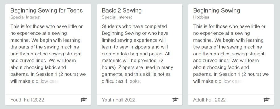 Beginner Sewing Lessons-Adult – Austin Sewing Lessons