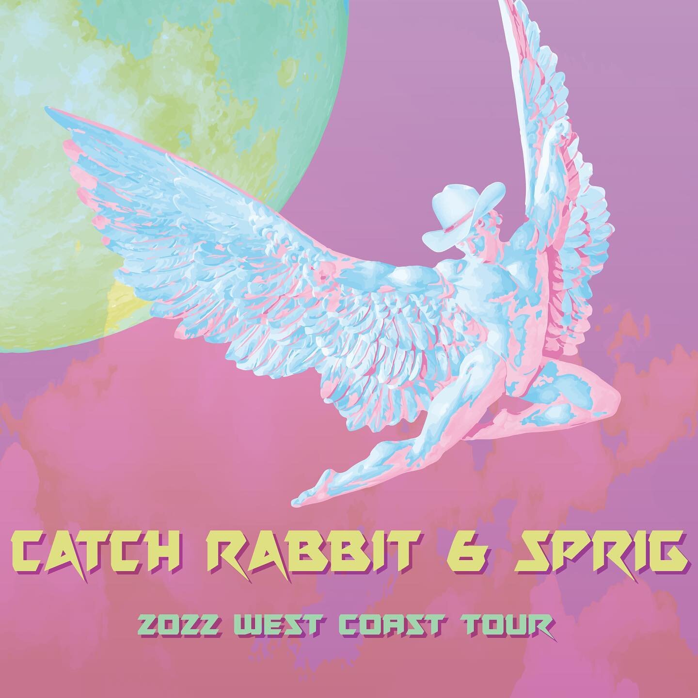 🎺🎺👼🏻🎺🎺 ANNOUNCING&hellip; THE CATCH RABBIT/SPRIG SUMMER TOUR ✨ We&rsquo;re thrilled to present our 2022 tour, where we&rsquo;ll be on the road with @sprignw bringing light and magic to illuminate every corner of the West Coast. We can&rsquo;t w