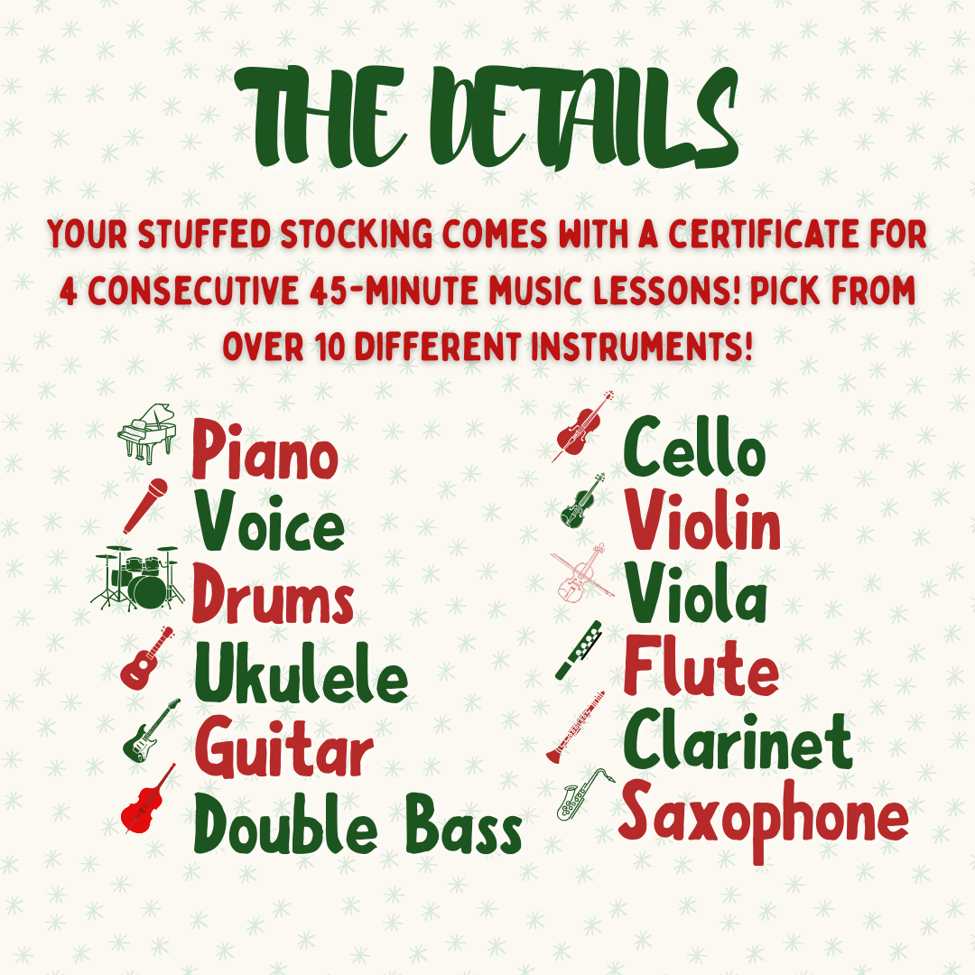 Give the Gift of Music! (45-Minute Lessons)