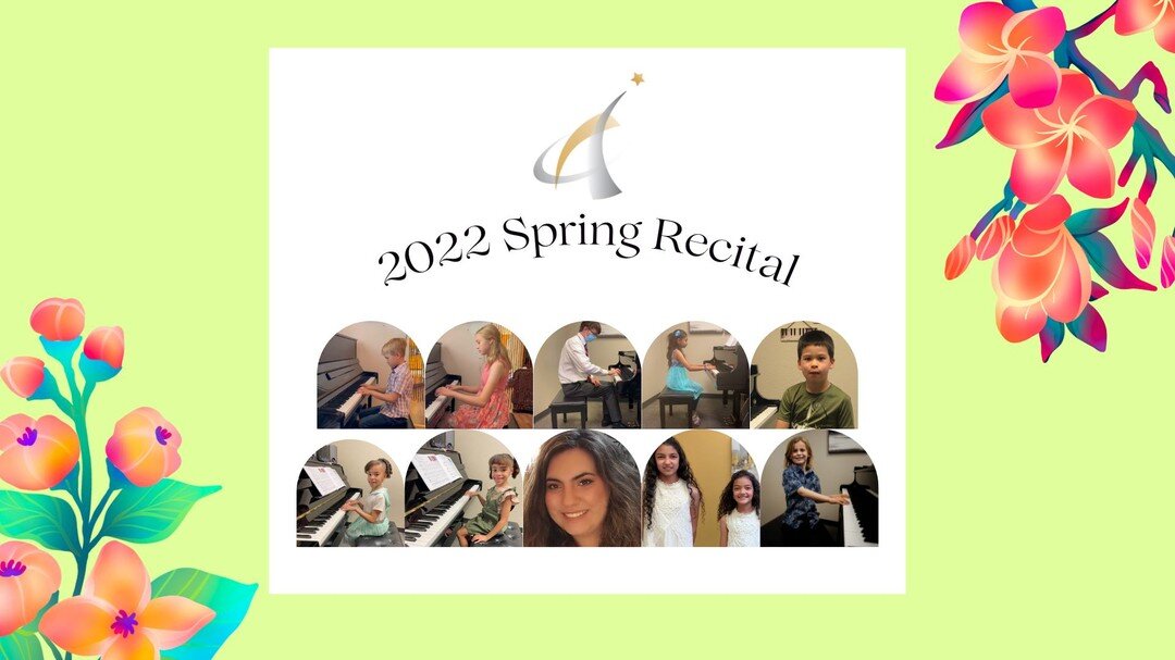 We are pleased to announce that the virtual submissions for this year's Spring Recital are now LIVE!

Please enjoy at: https://youtube.com/playlist?list=PLeEueqq1YDM_TV7NGD38gIIXUdMOUcOlX

Congratulations to all students who participated virtually or