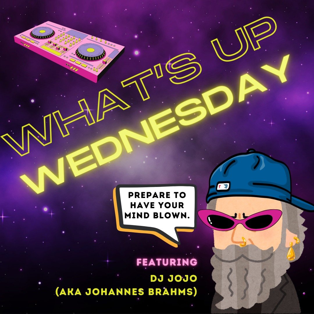 Yo man, it's WHAT'S UP WEDNESDAY!!! Today our boi DJ JoJo will be giving you the skinny on what's happening around the school. Peace out✌️