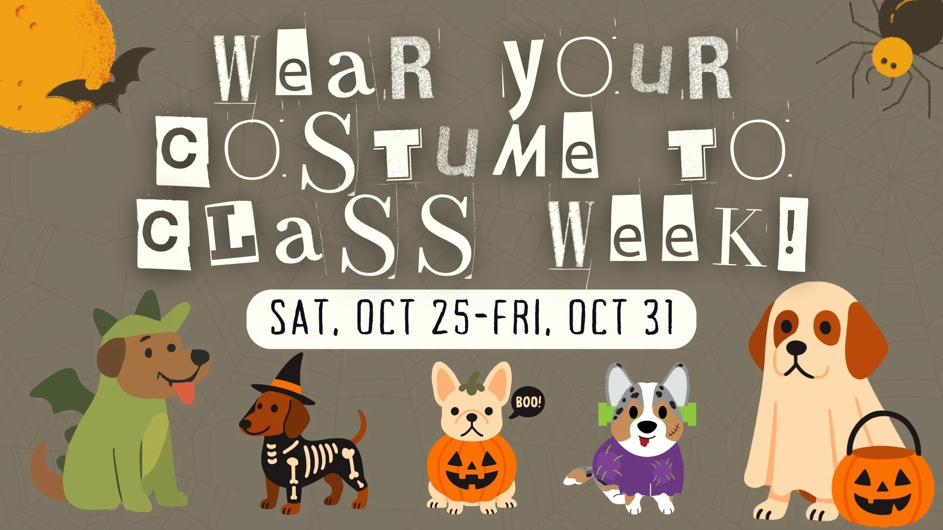 It's FUN FRIDAY starting TOMORROW, Saturday, October 25, through next Friday, Oct 31 we will be having ๐ง๐พ‍โ๏ธ๐ง๐ผ‍โ๏ธHalloween Costume Week!๐ง‍โ๏ธ๐ง๐ป‍โ๏ธ We encourage (but not require) everyone to wear a costume to their music lessons.