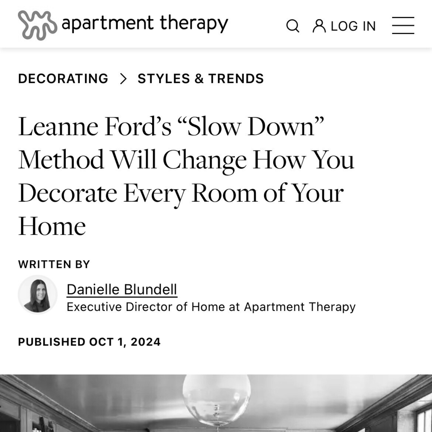 apartment therapy | 2024