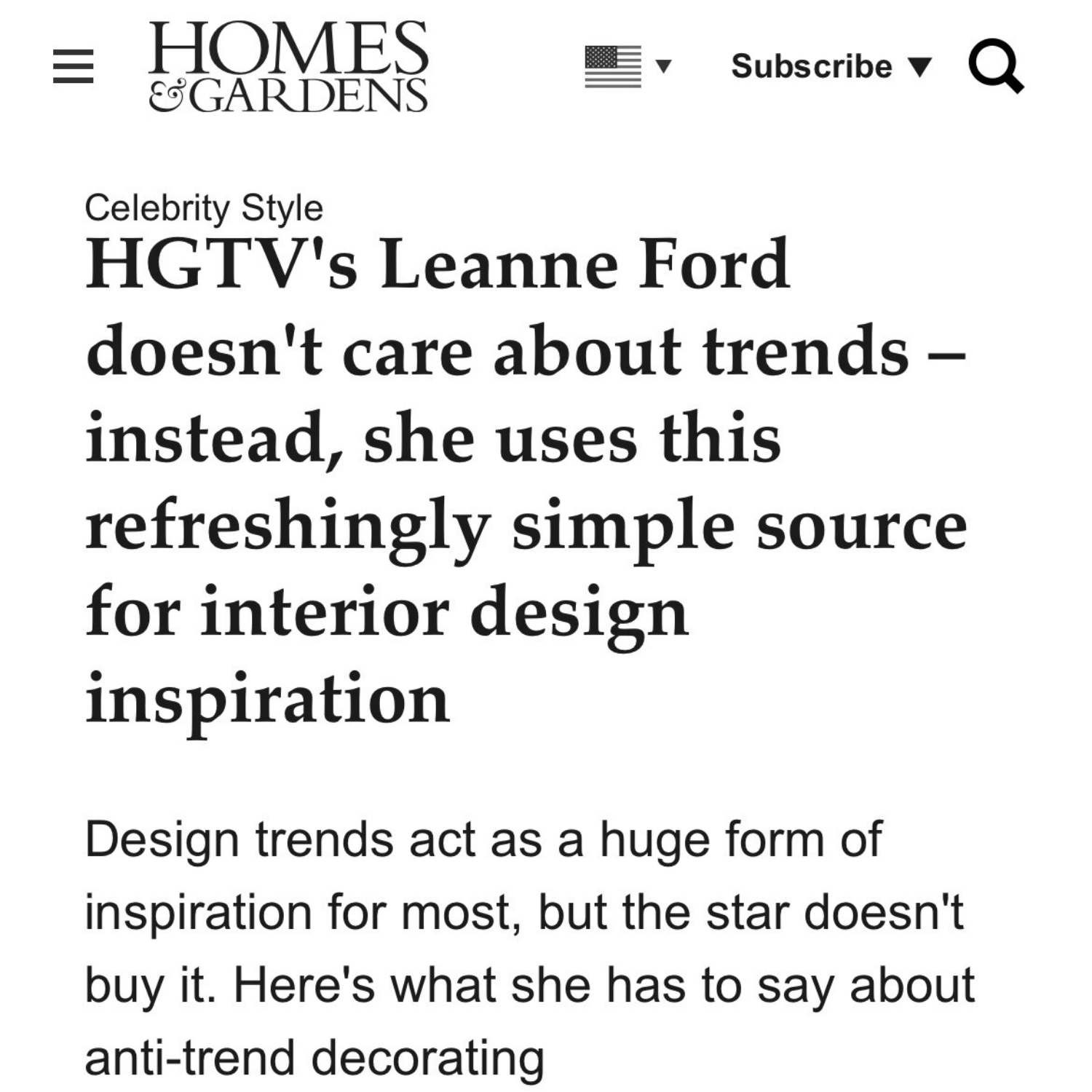 Homes and Gardens | 2024
