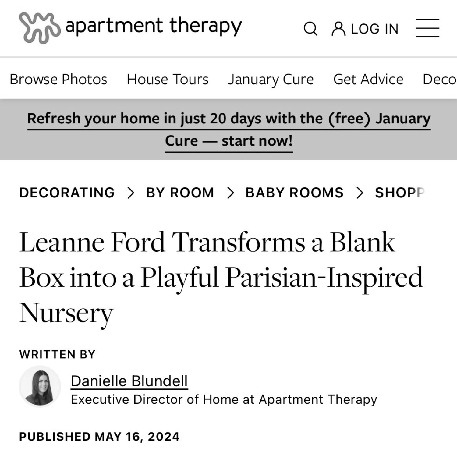 Apartment Therapy | 2024