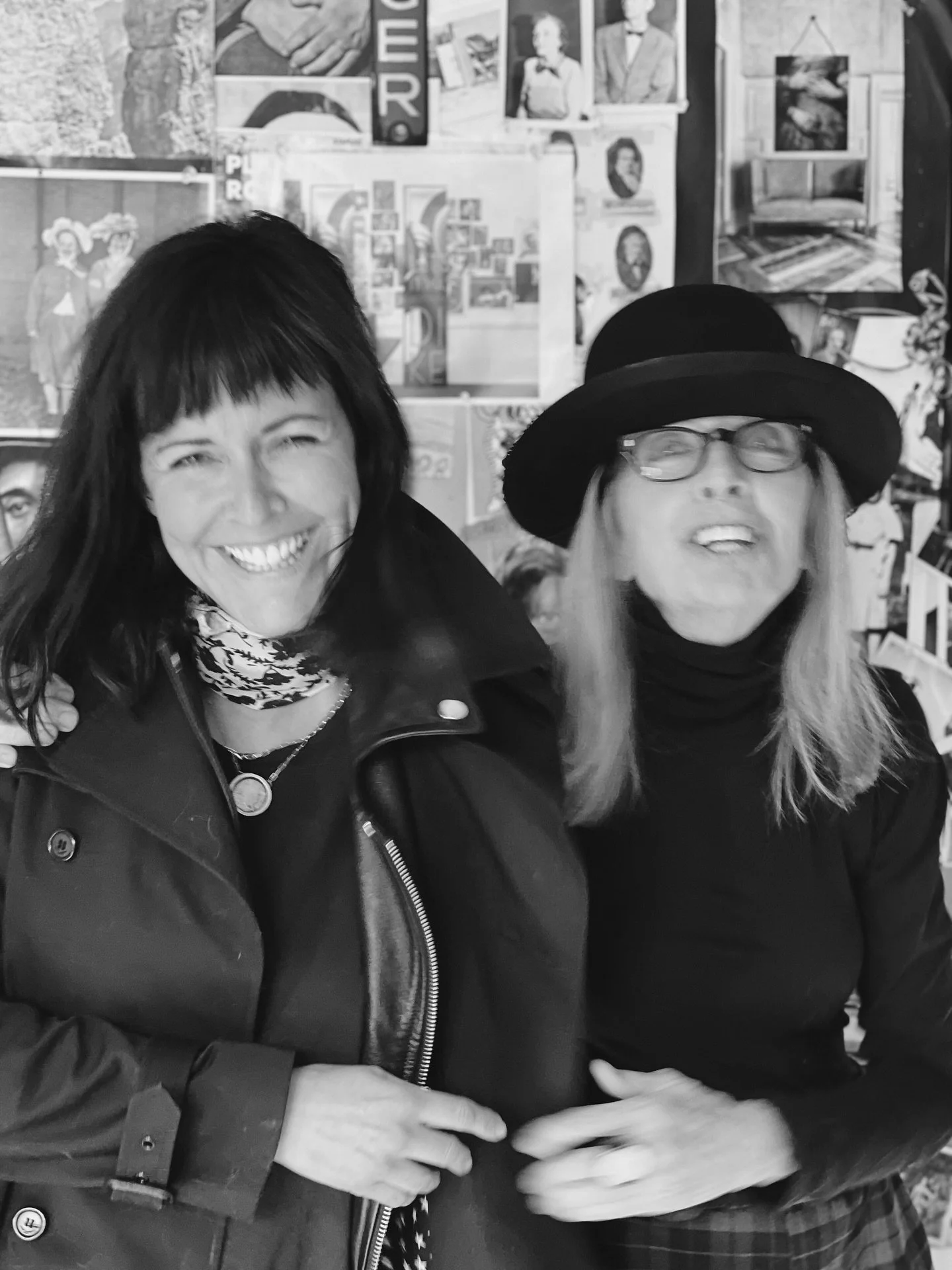 These pictures kind of sum up our time together. So happy, a buzzing creative energy in the room &hellip;.and a bit of a blur 

I was so lucky to have been in her presence. She felt somehow deeply familiar to me&mdash;like she was a kindred spirit. I