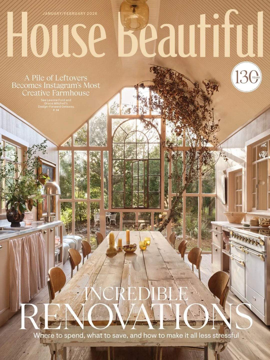 @astoriedstyle and I are beyond honored to share that our little &lsquo;Round the Round Two project has landed on the cover of @housebeautiful&rsquo;s January/February Renovation Issue. TOO. COOL.

Extensive doesn&rsquo;t even begin to cover what thi