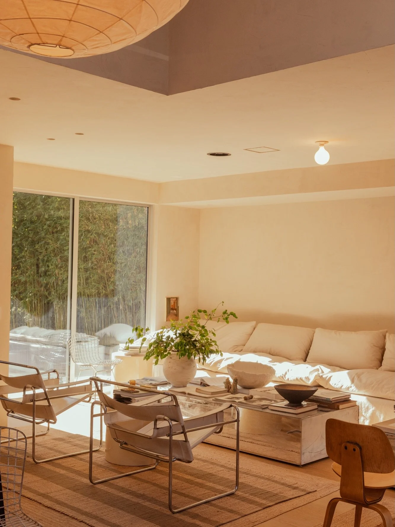 In the living space at our Sunset Project, I kept the layout fairly square but completely open. It&rsquo;s the kind of room you can move easily through while still having a seat for every family member and friend. Almost party-ready in that way. Rela