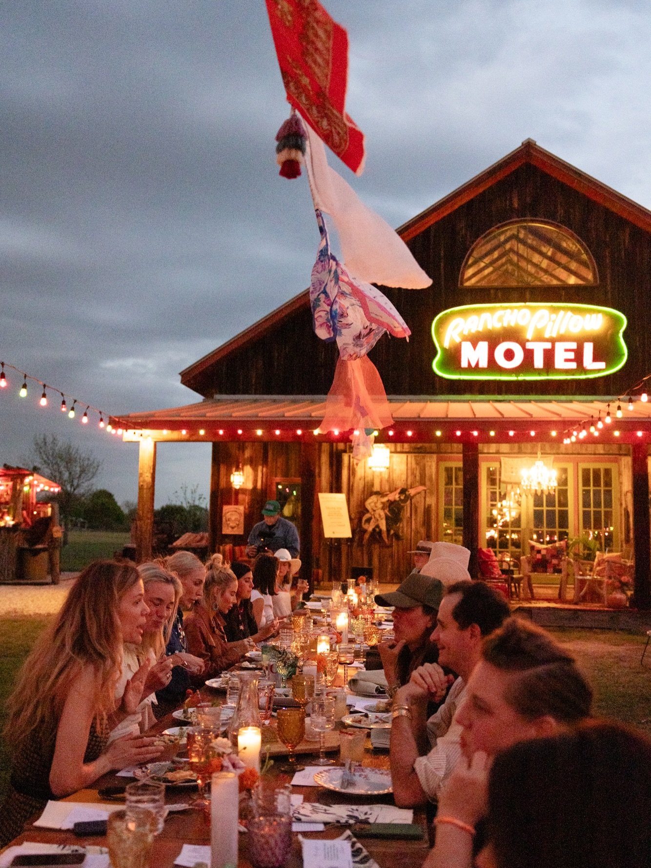 Another magical Round Top night in the books! 

Shout out to @brooklyndecker for having us out to @ranchopillow for such a special evening. Good food, god chats, and the best company &mdash; the kind that reminds us why we love coming back here again