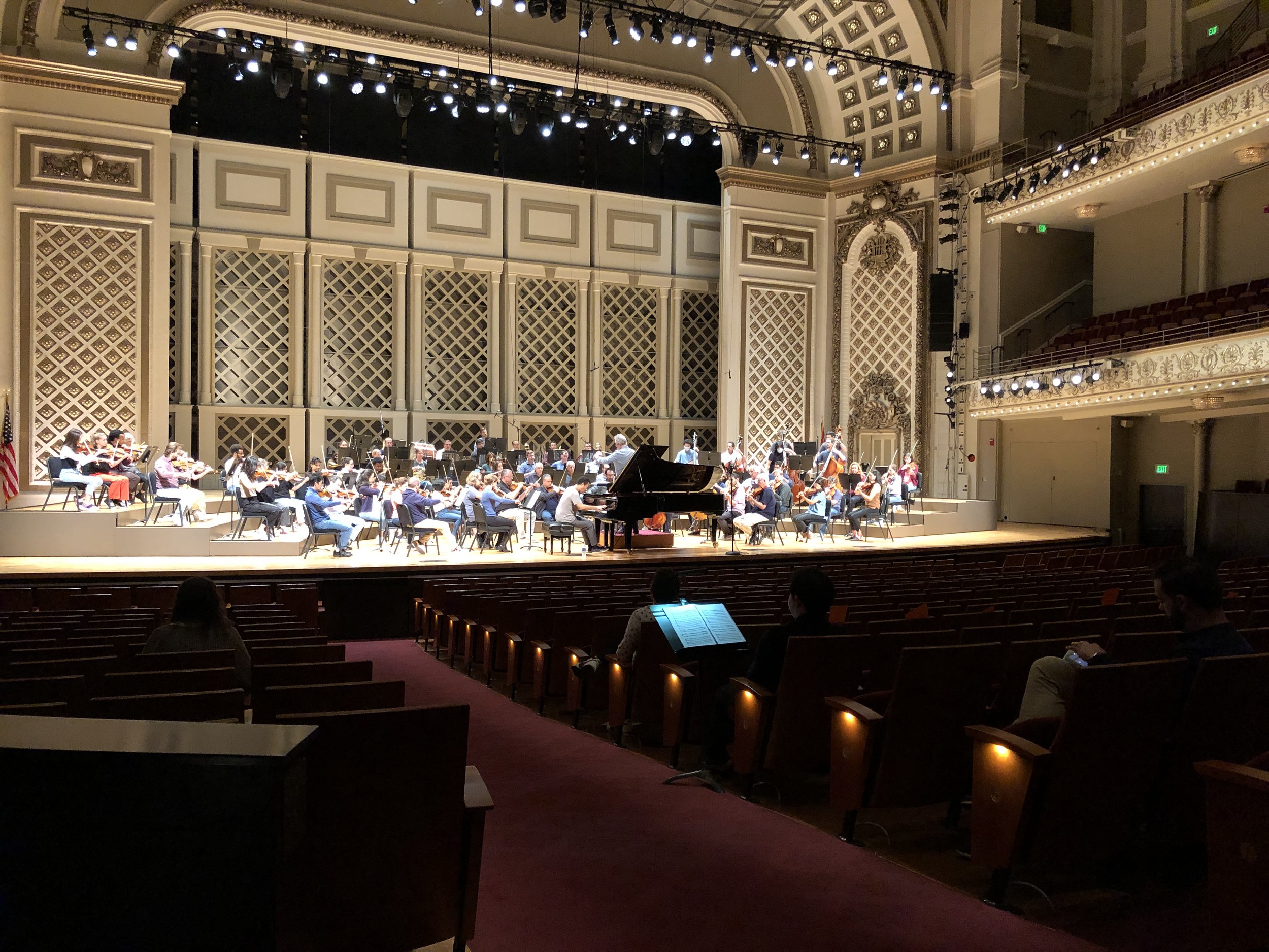 Rehearsals for the Nina Simone finals