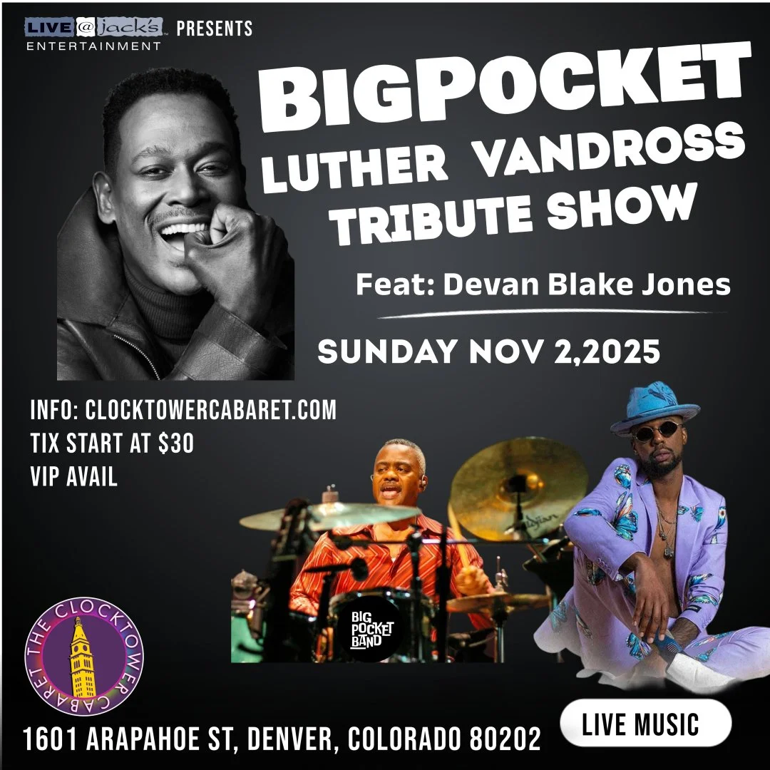 BigPocket Tribute to Luther Vandross at the Clocktower Cabaret
