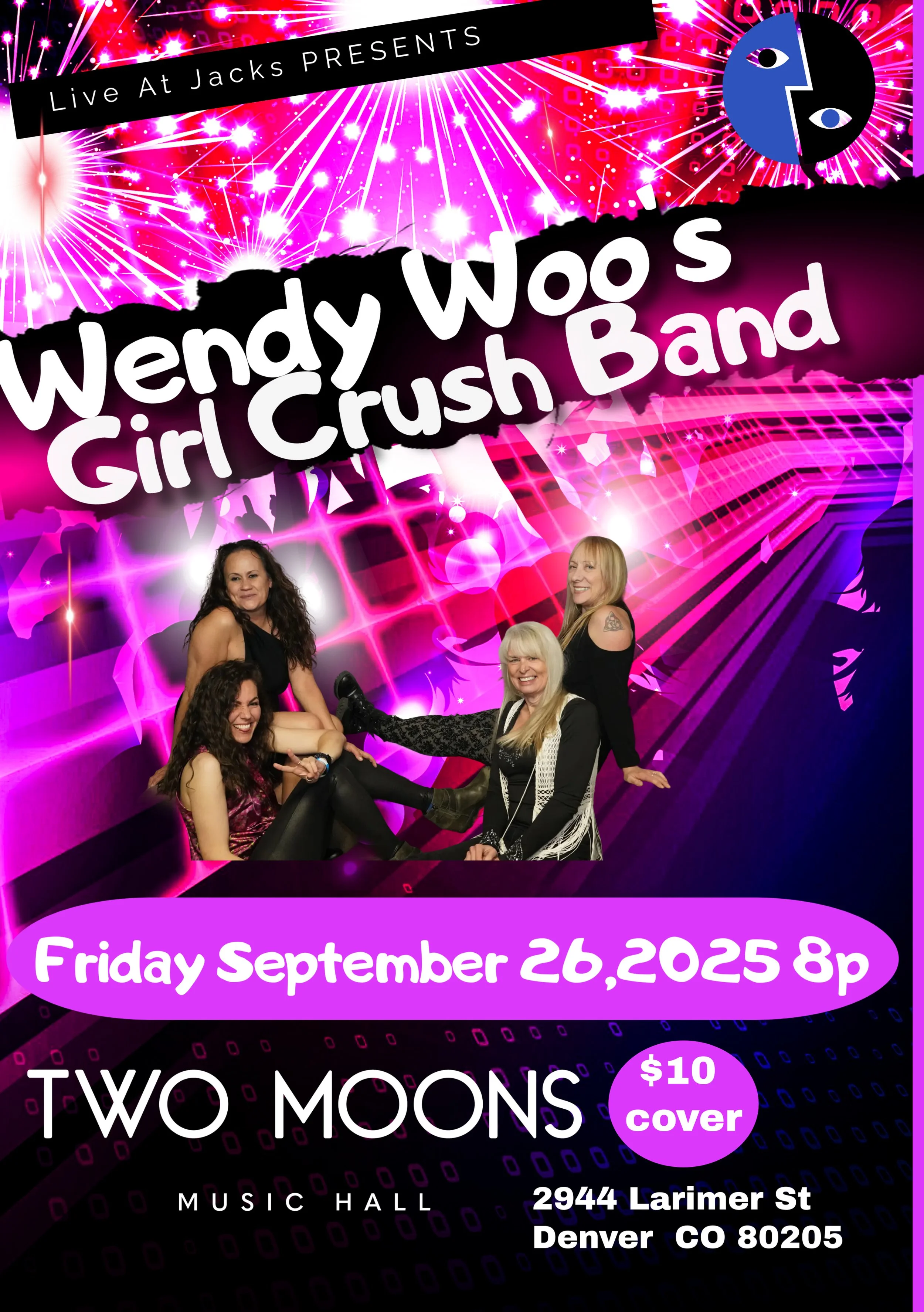 Wendy Woo’s Girl Crush Band at Two Moons Music Hall