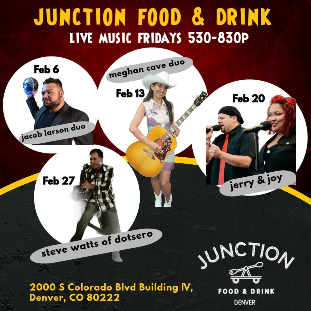 Junction Food &amp; Drink Live Music Lineup February 2026 