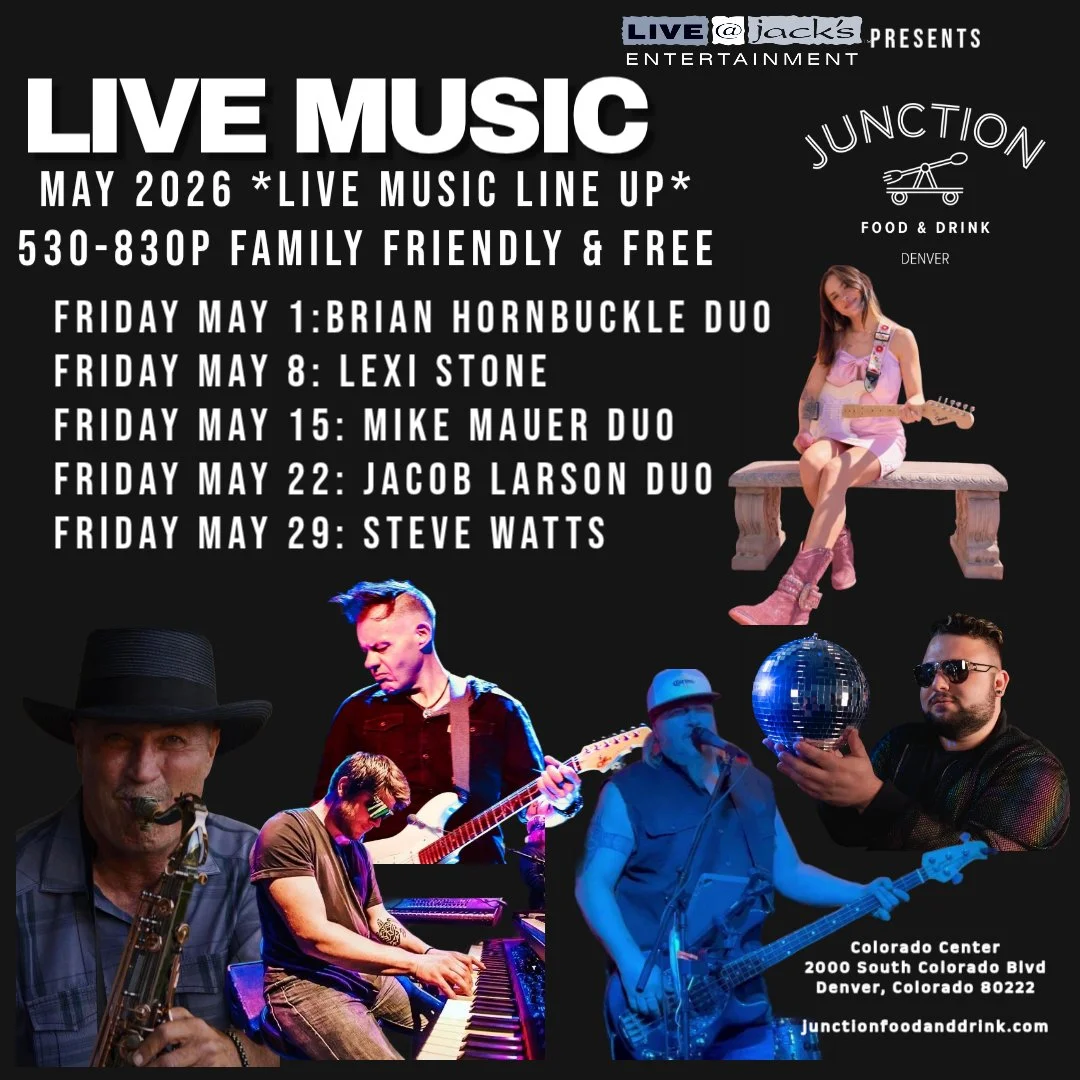 Junction Food &amp; Drink Live Music Lineup May 2026