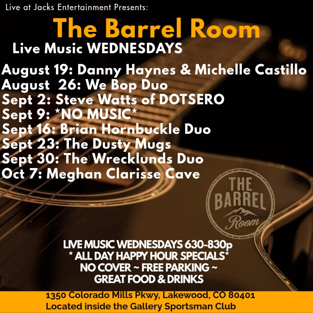 Live Music Wednesdays at The Barrel Room