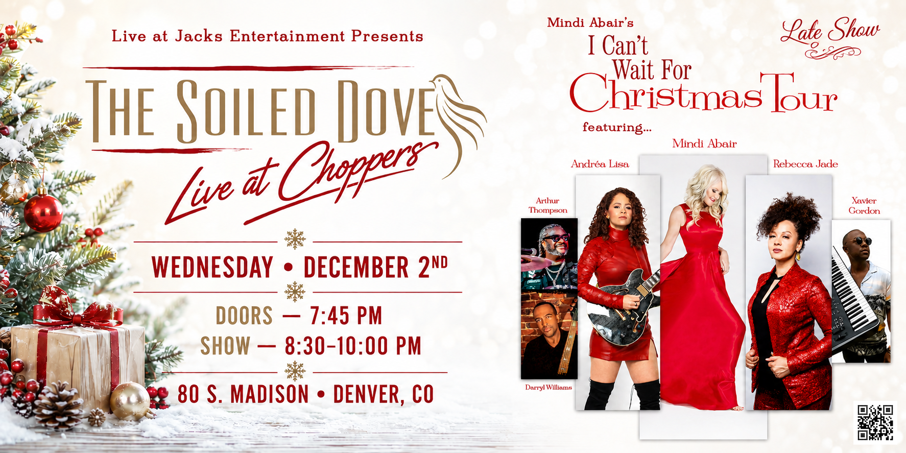 Mindi Abair’s I Can’t Wait for Christmas Tour at the Soiled Dove - Live at Choppers - Late Show