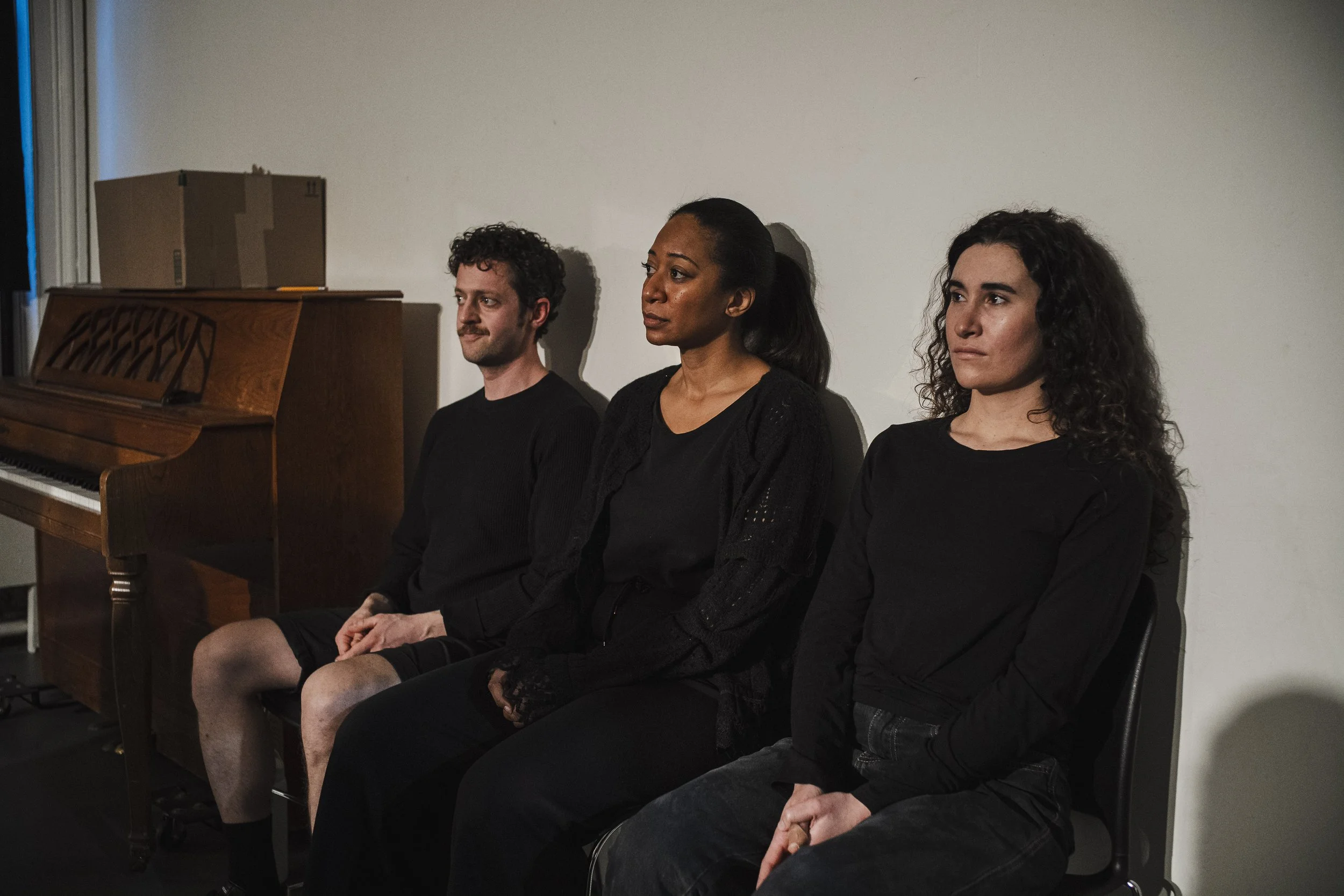 (l to r) Ethan Dubin, Sharina Martin, Sarina Freda